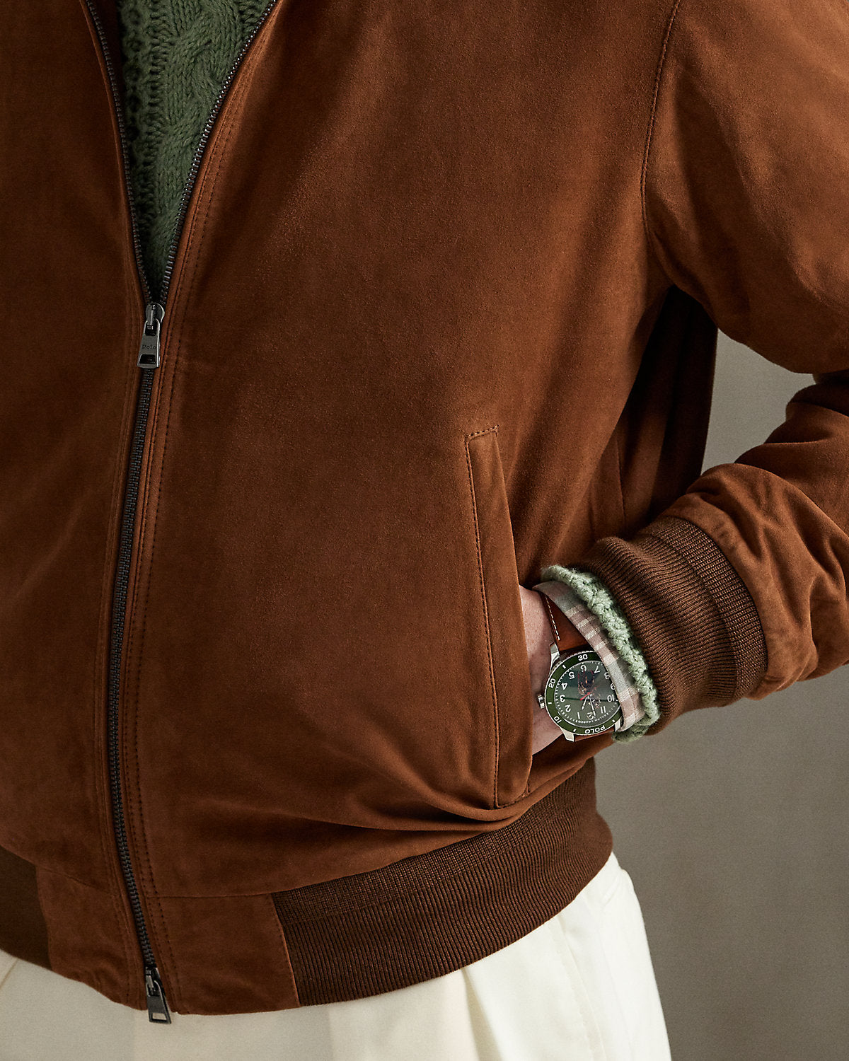 Ralph Lauren The Charleton Suede Jacket