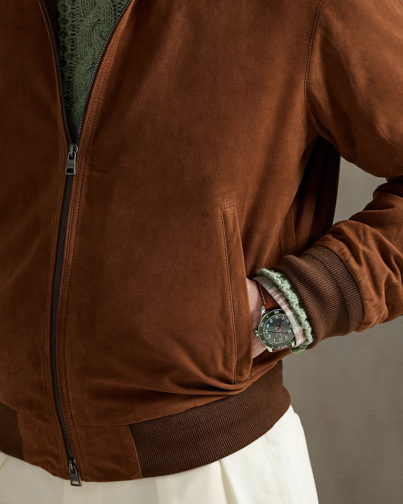 Ralph Lauren The Charleton Suede Jacket