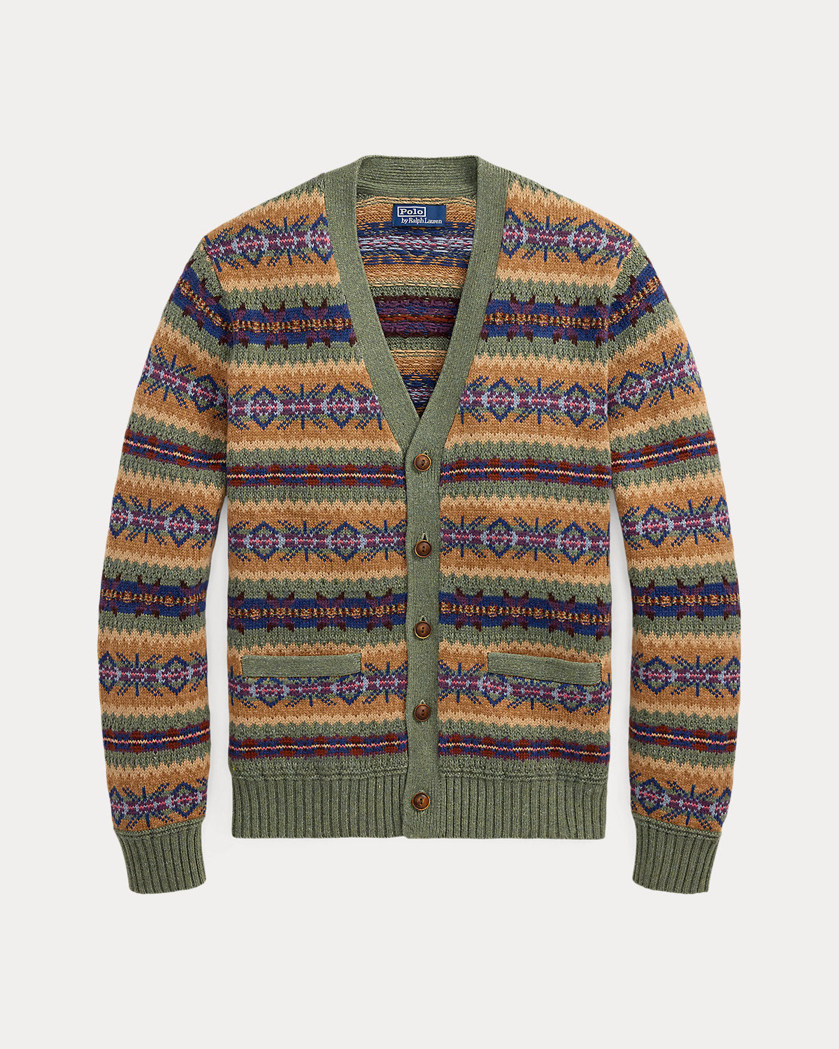 Ralph Lauren Fair Isle CottonBlend Cardigan