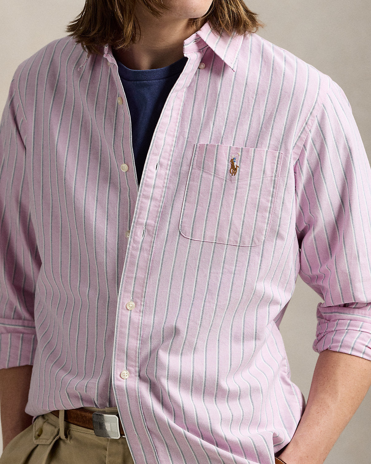 Ralph Lauren Classic Fit Striped Oxford Shirt
