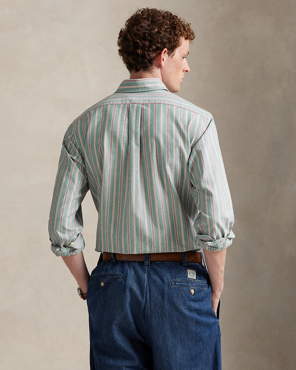 Ralph Lauren Classic Fit Striped Oxford Shirt