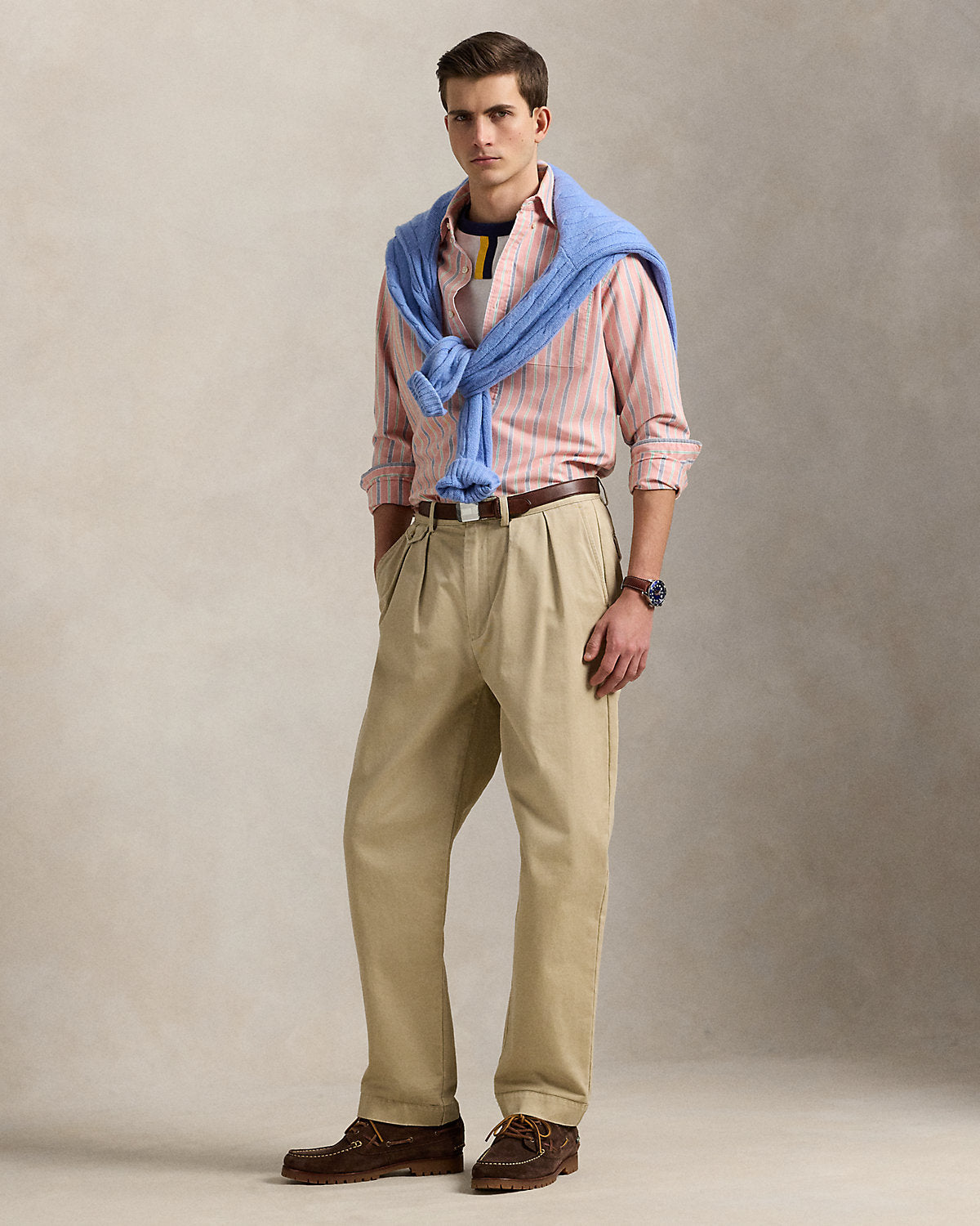 Ralph Lauren Classic Fit Striped Oxford Shirt
