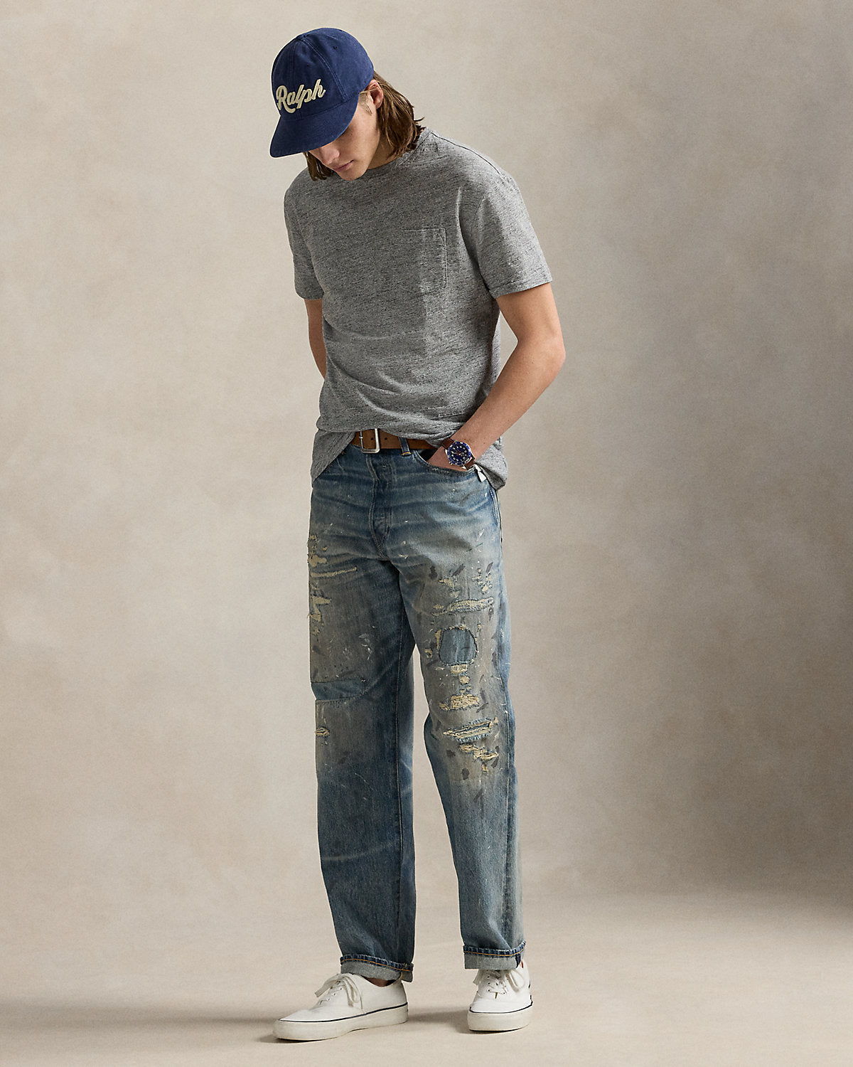 Ralph Lauren Classic Fit Weathered Pocket TShirt
