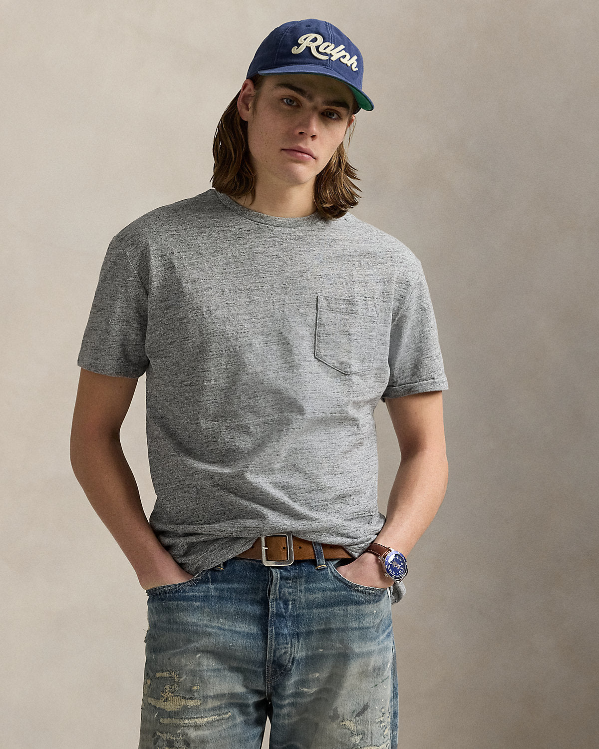 Ralph Lauren Classic Fit Weathered Pocket TShirt