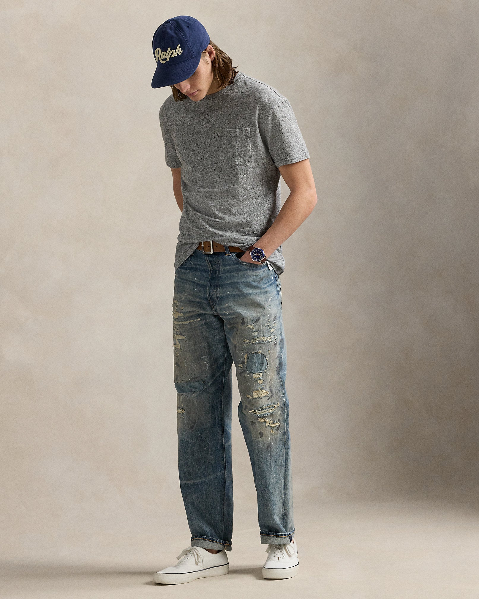 Ralph Lauren Classic Fit Weathered Pocket TShirt