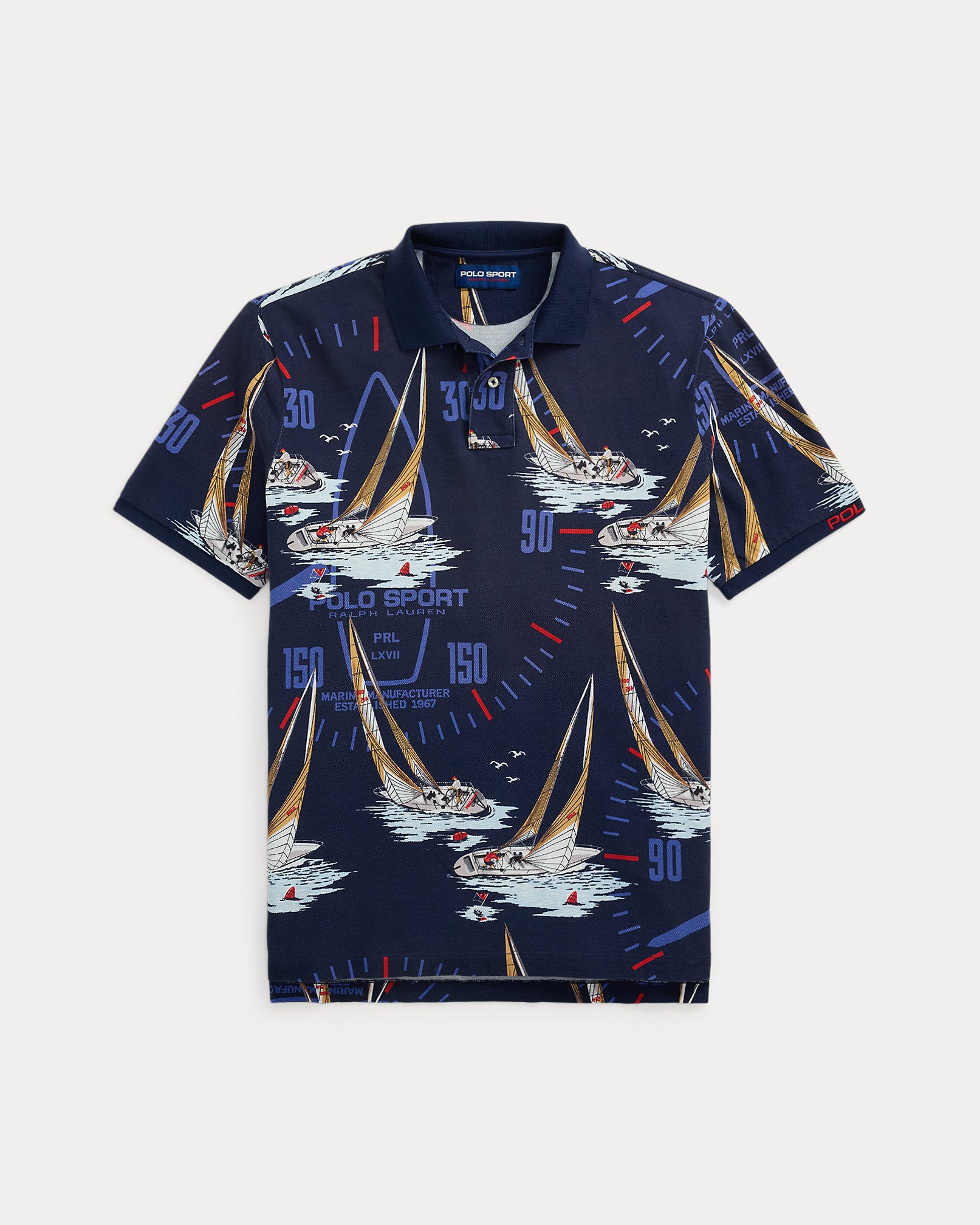 Ralph Lauren Classic Fit Nautical Mesh Polo Shirt