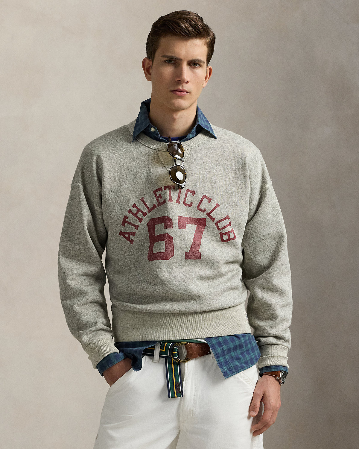 Ralph Lauren Loopback Fleece Graphic Sweatshirt