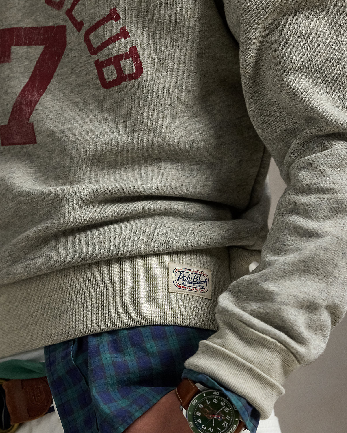 Ralph Lauren Loopback Fleece Graphic Sweatshirt