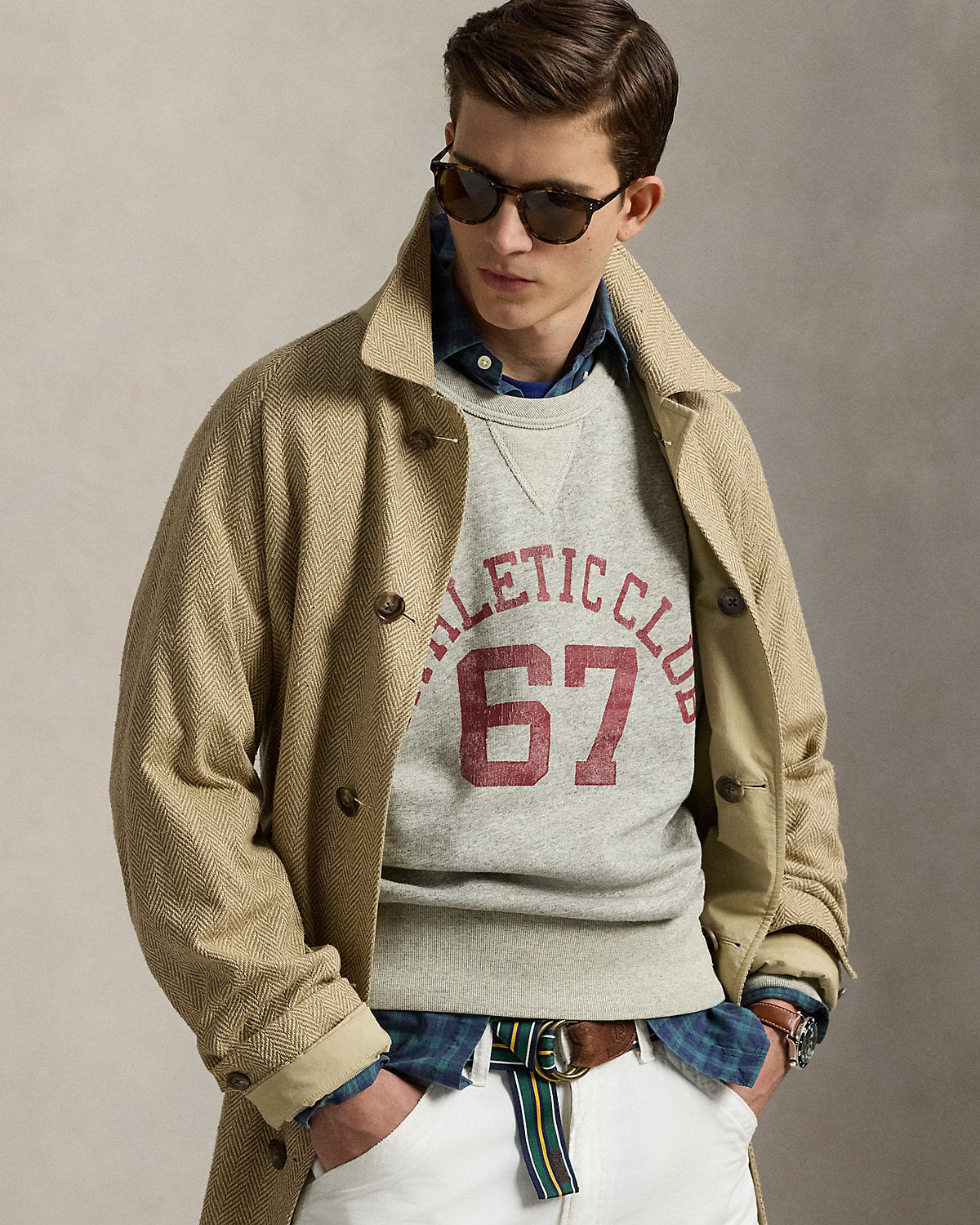 Ralph Lauren Loopback Fleece Graphic Sweatshirt