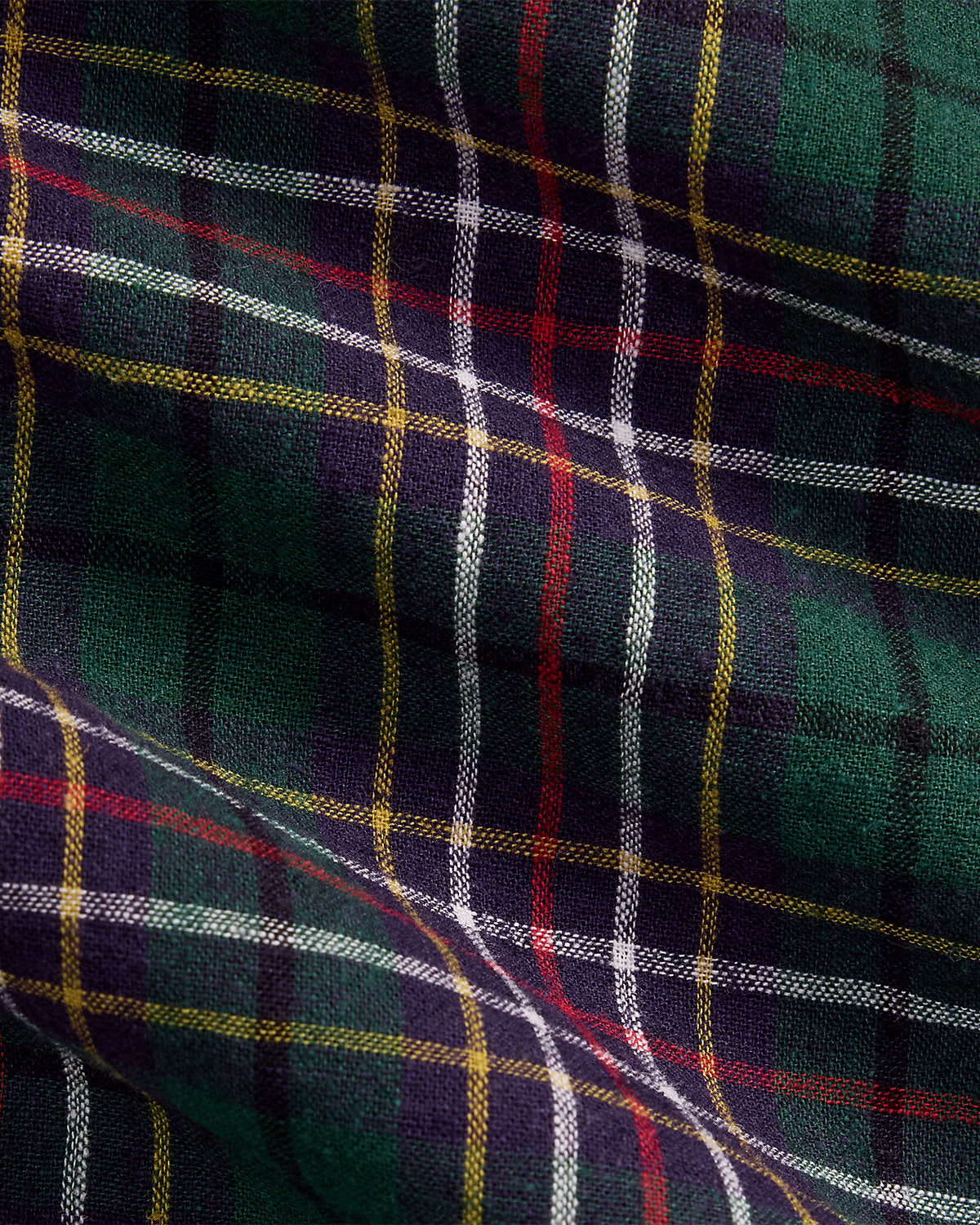 Ralph Lauren Classic Fit Plaid LinenCotton Shirt