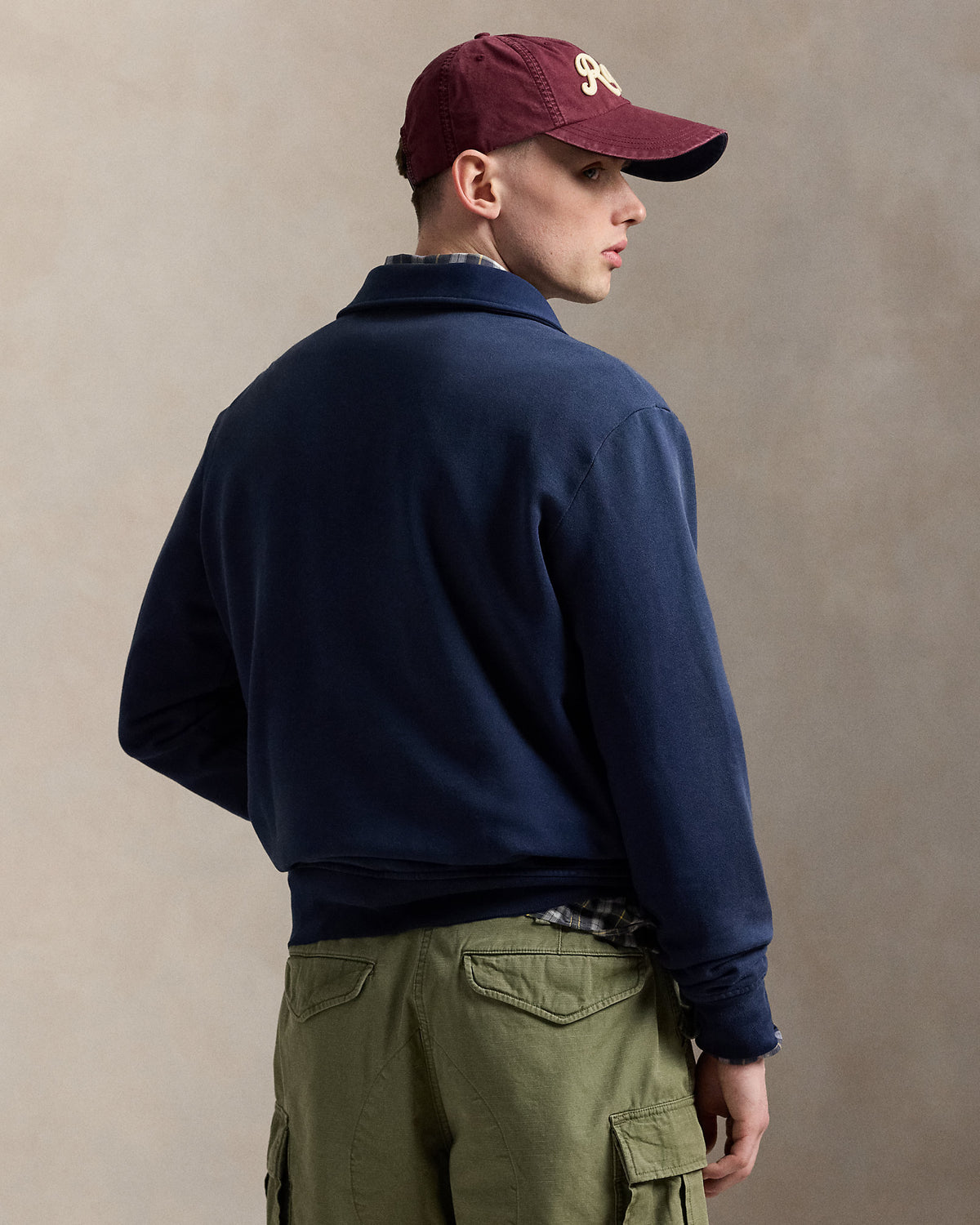 Ralph Lauren Fleece Graphic QuarterZip Sweatshirt