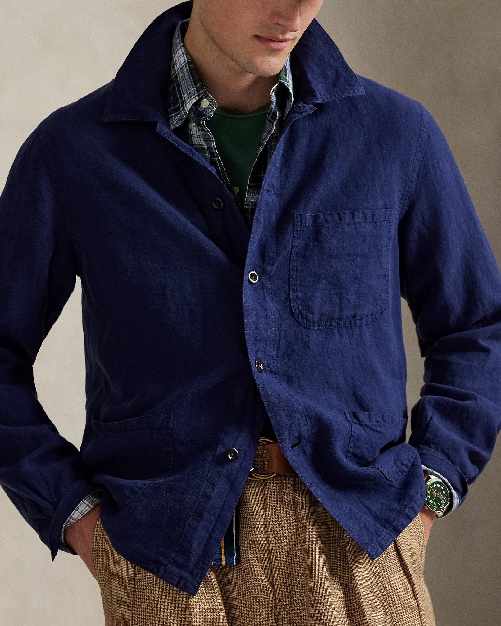 Ralph Lauren Linen Utility Jacket