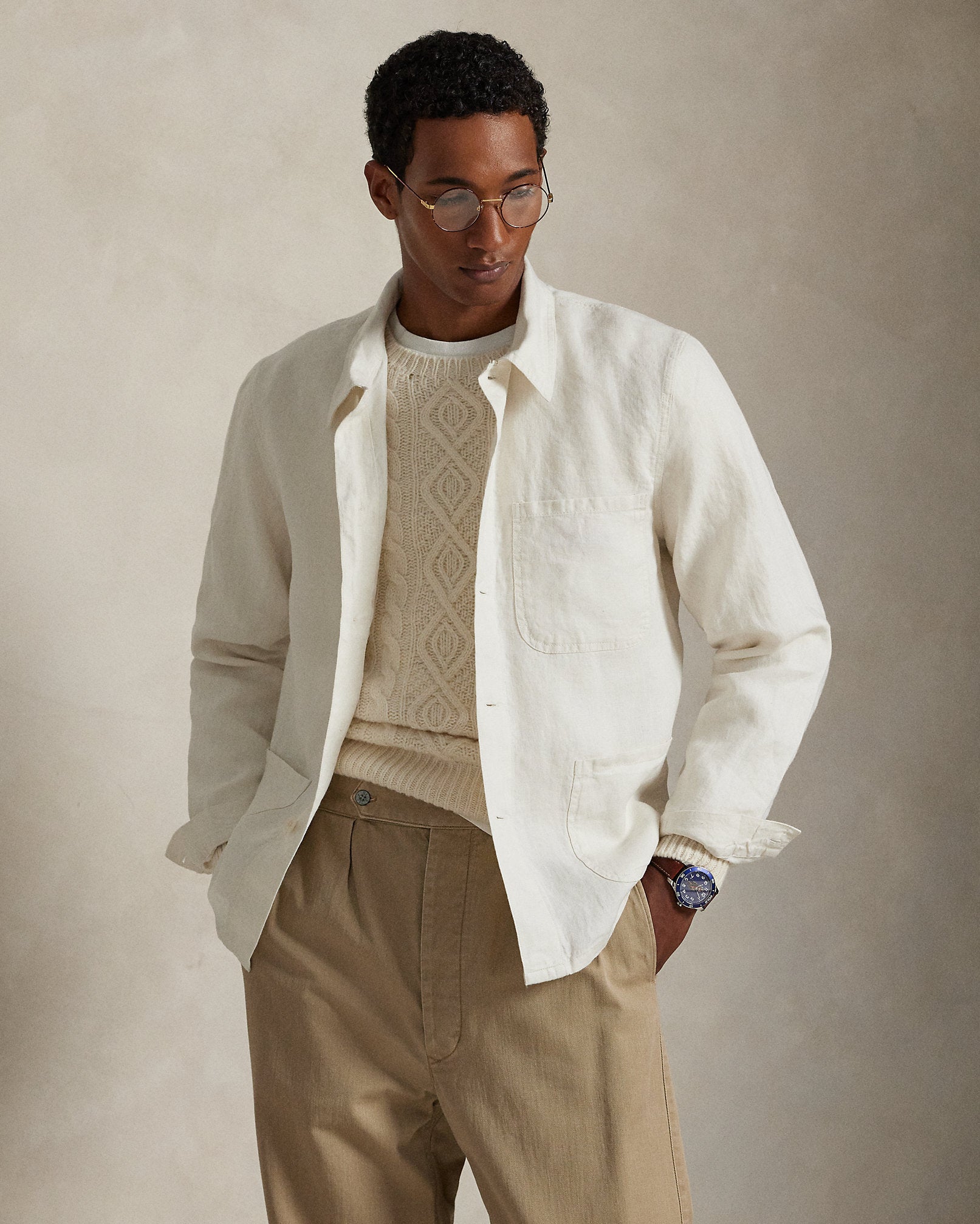 Ralph Lauren Linen Utility Jacket
