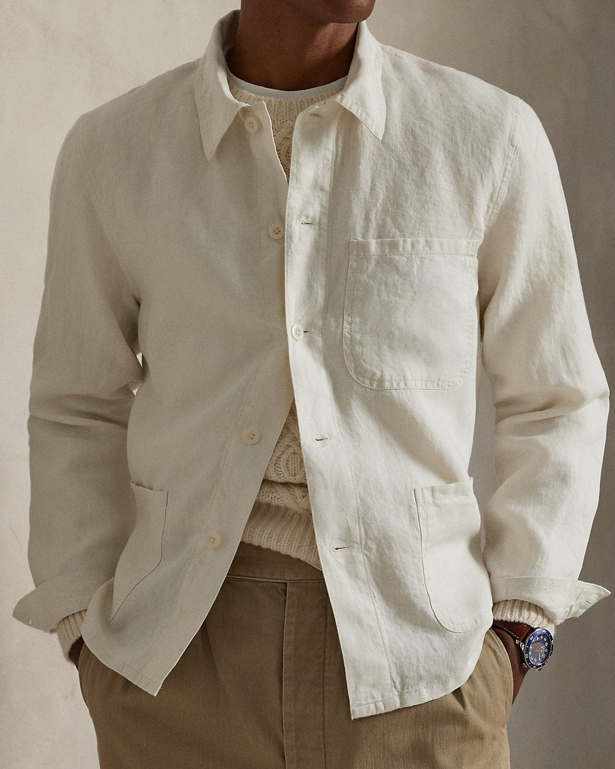 Ralph Lauren Linen Utility Jacket