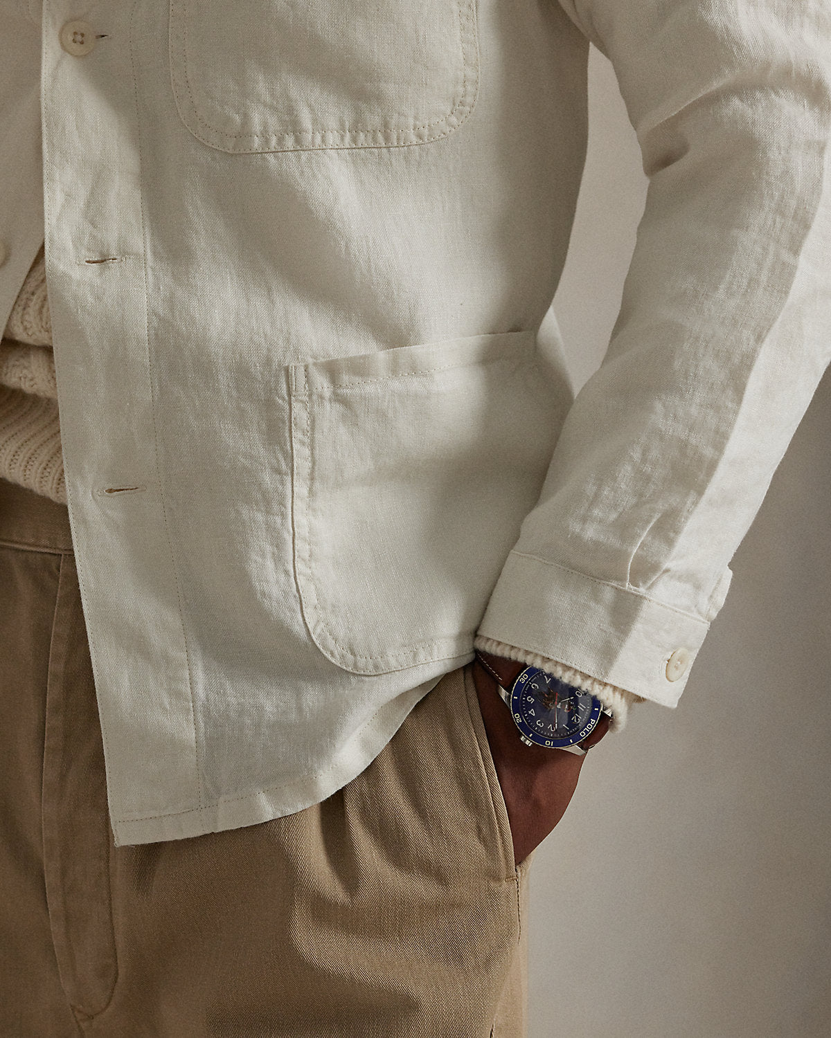 Ralph Lauren Linen Utility Jacket