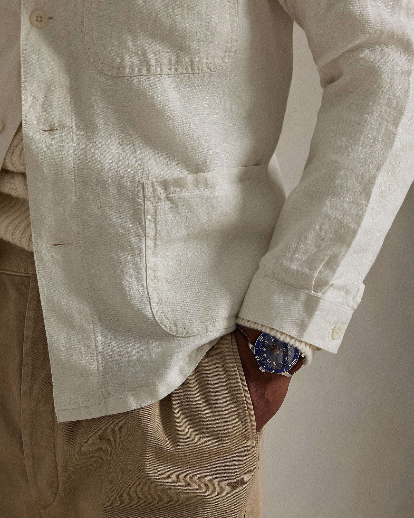Ralph Lauren Linen Utility Jacket