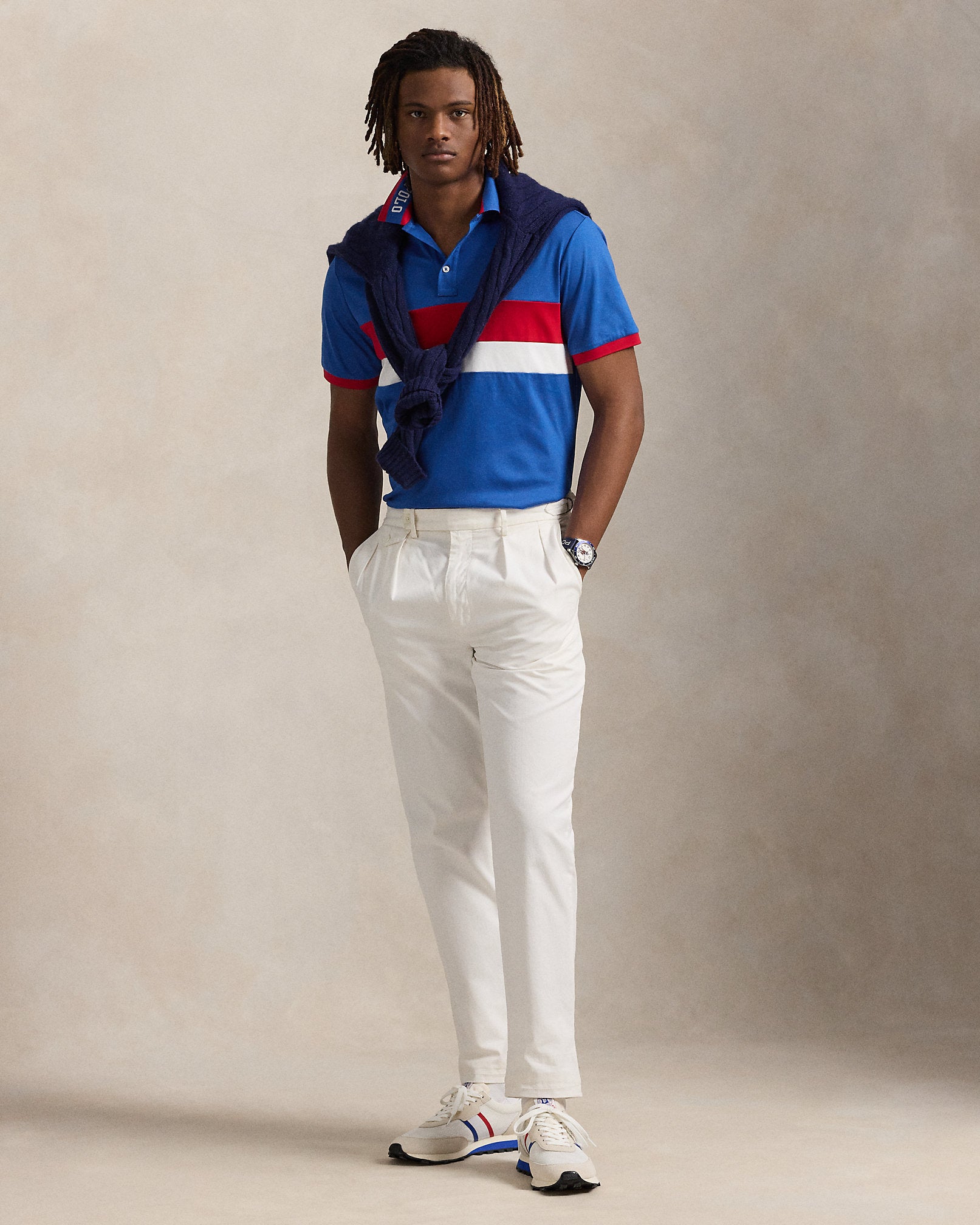 Ralph Lauren Classic Fit Striped Soft Cotton Polo