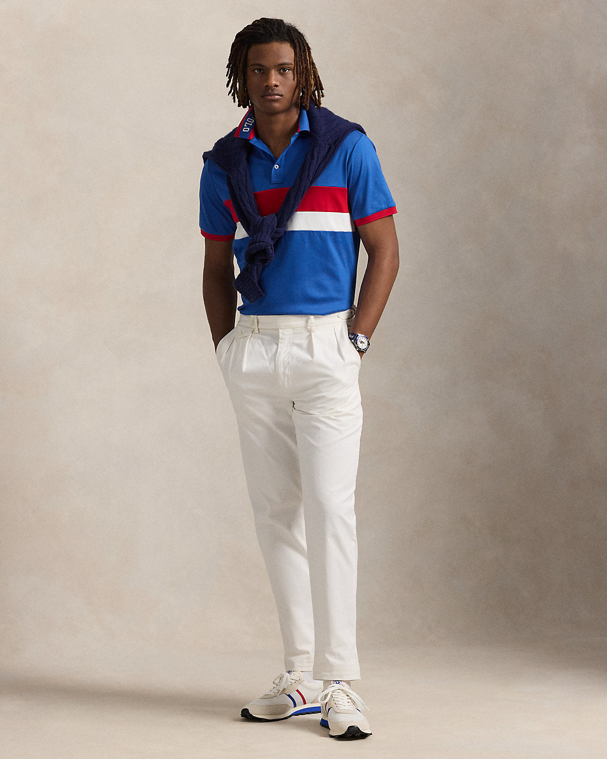 Ralph Lauren Classic Fit Striped Soft Cotton Polo