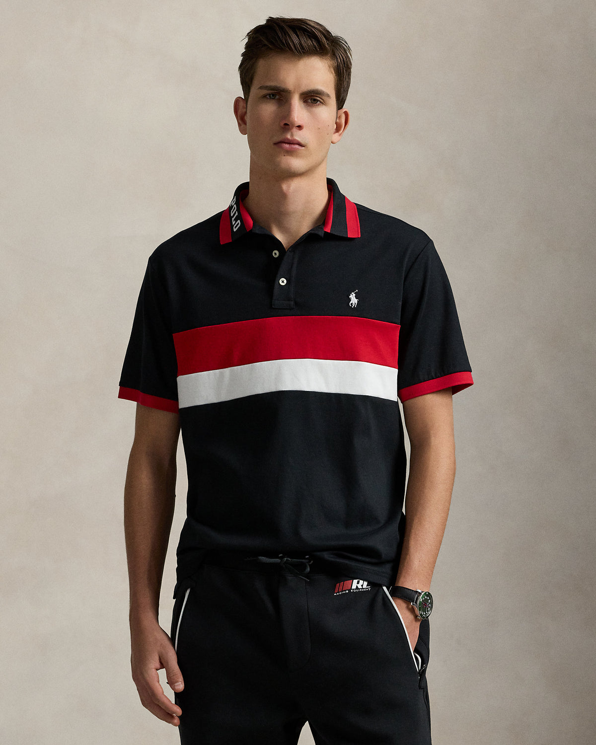 Ralph Lauren Classic Fit Striped Soft Cotton Polo