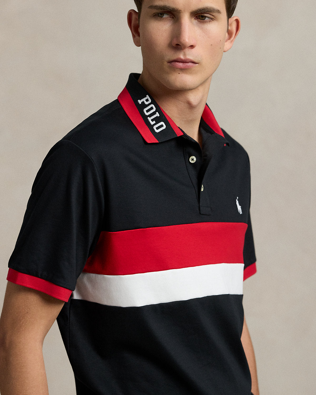 Ralph Lauren Classic Fit Striped Soft Cotton Polo