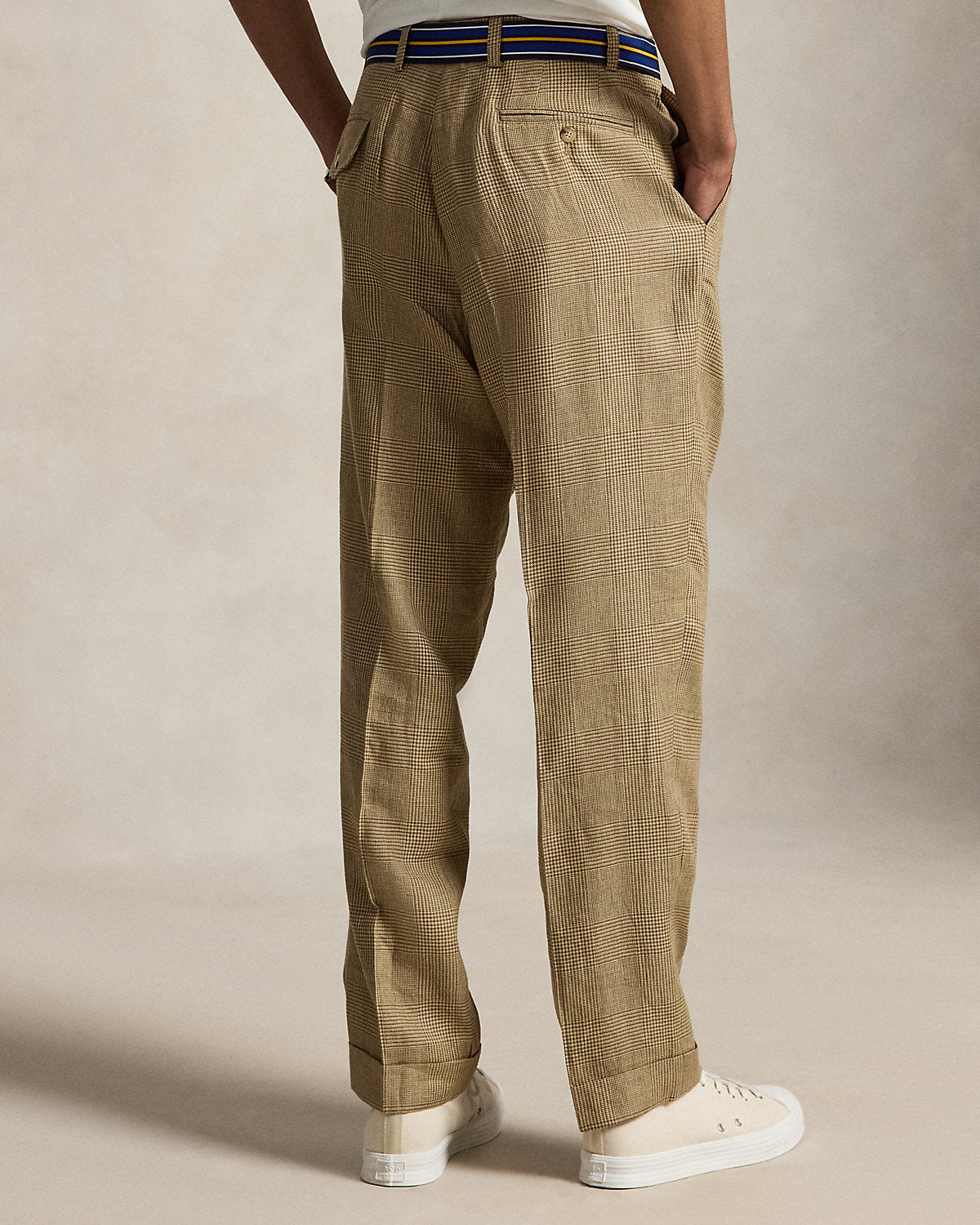 Ralph Lauren Whitman Relaxed Fit Glen Plaid Pant