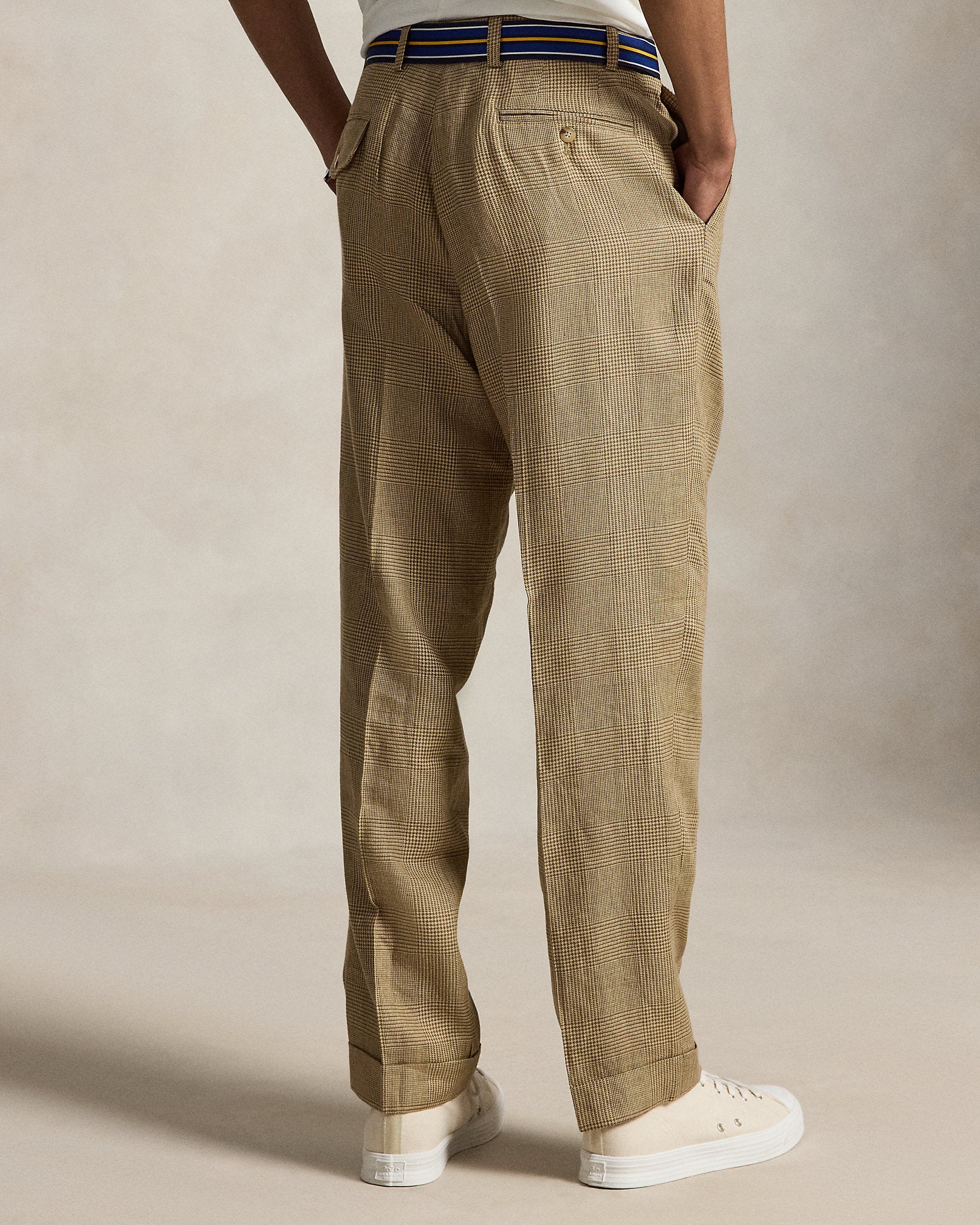 Ralph Lauren Whitman Relaxed Fit Glen Plaid Pant
