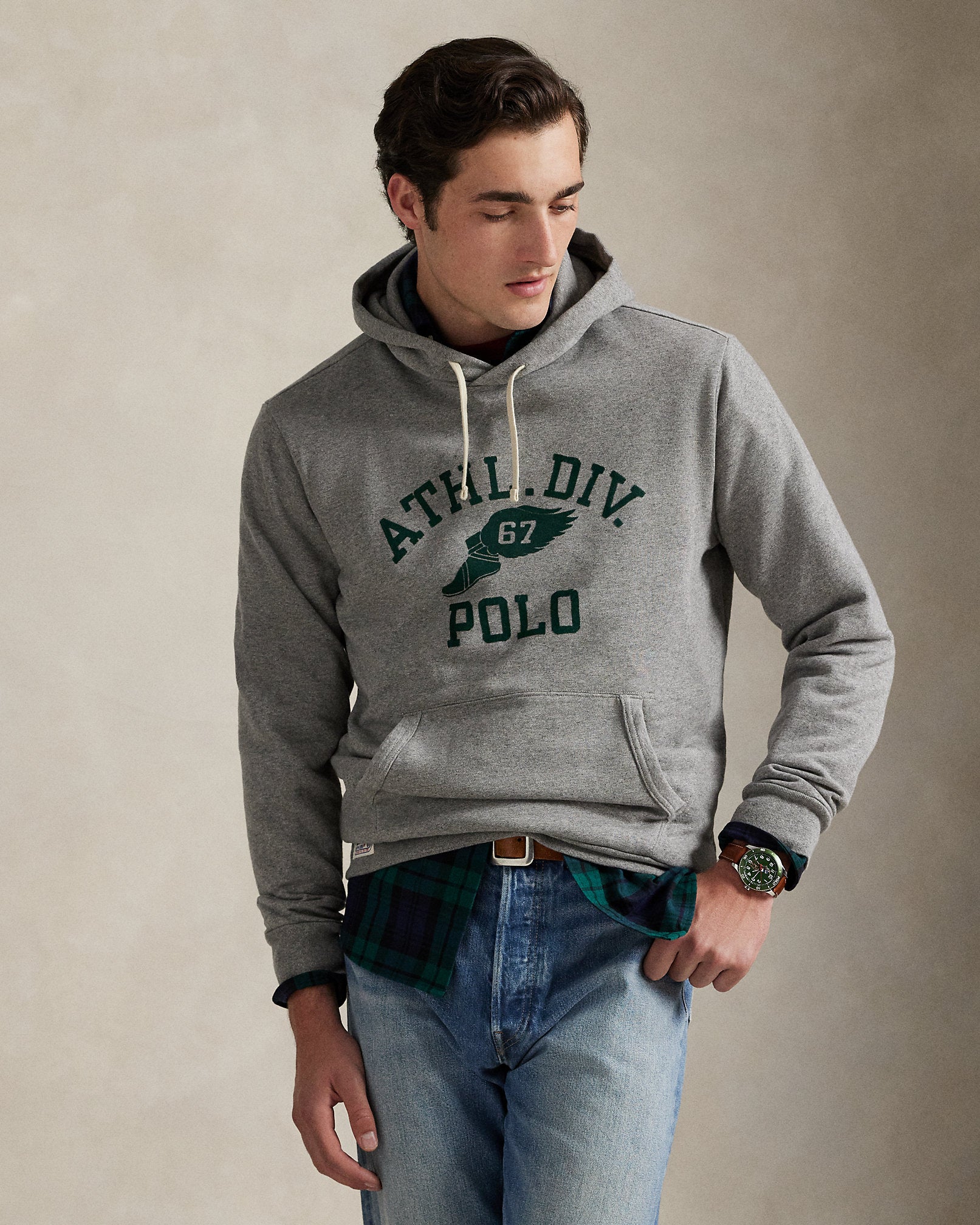 Ralph Lauren Logo Fleece Hoodie