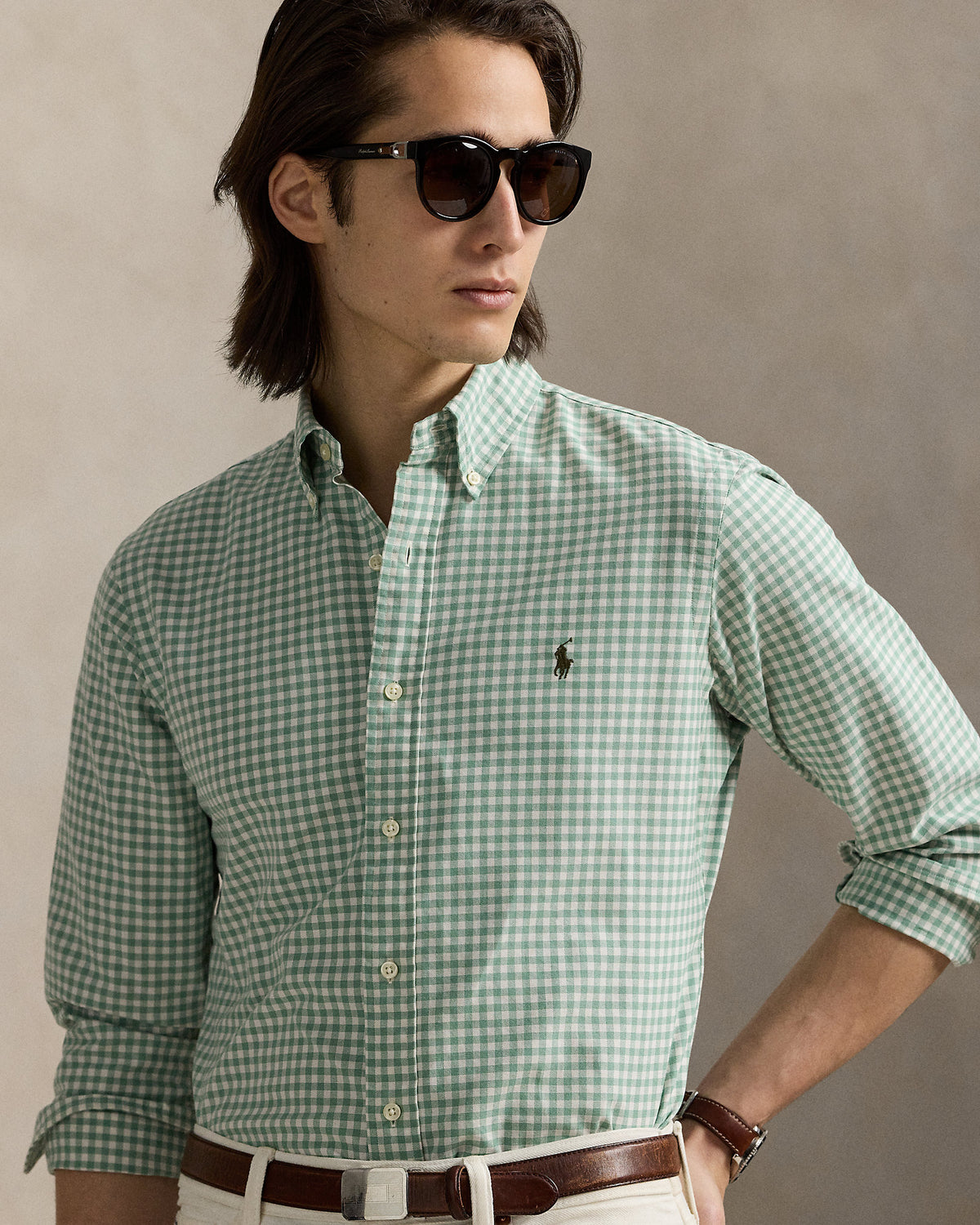 Ralph Lauren Classic Fit Gingham Oxford Shirt