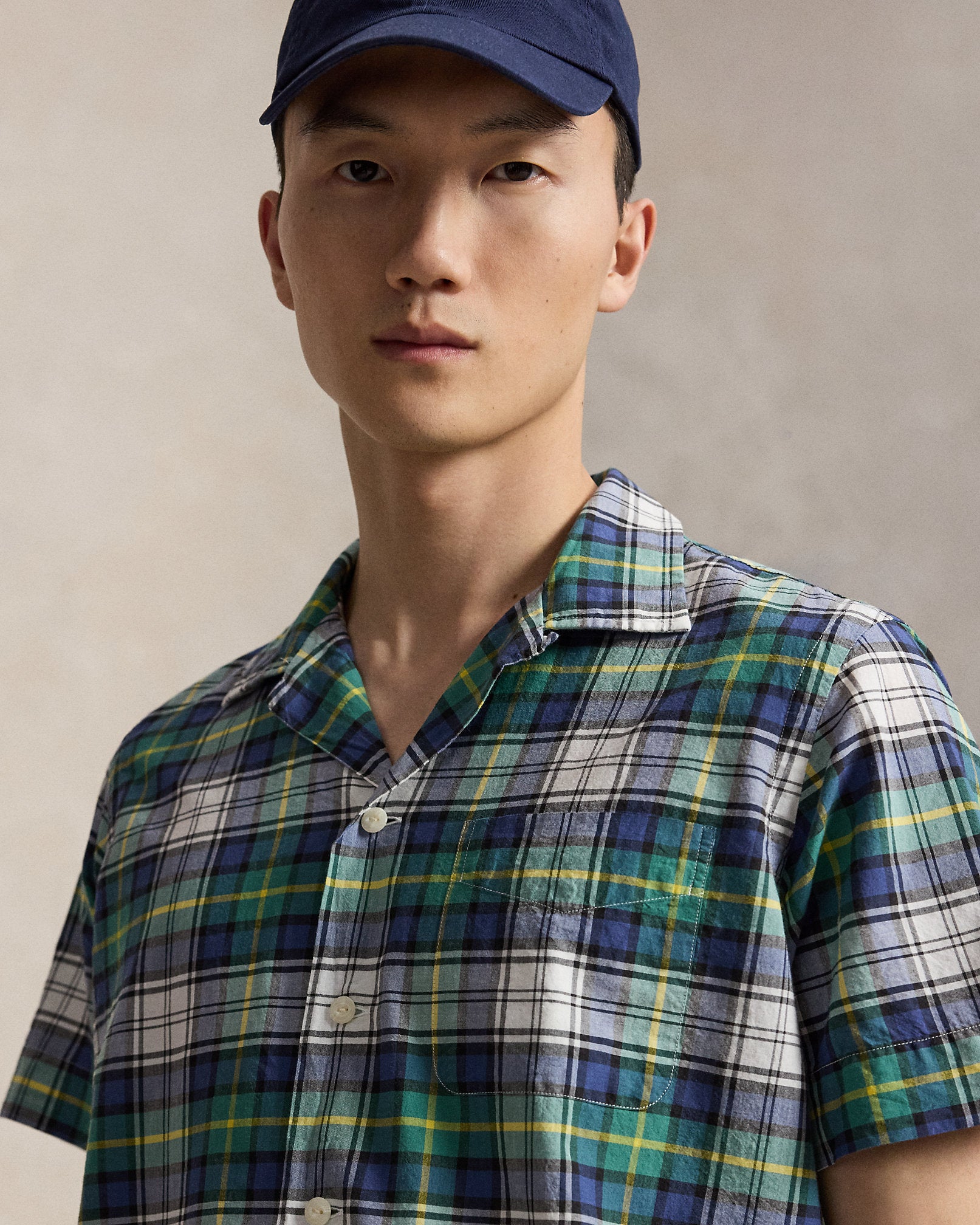 Ralph Lauren Classic Fit Madras Camp Shirt