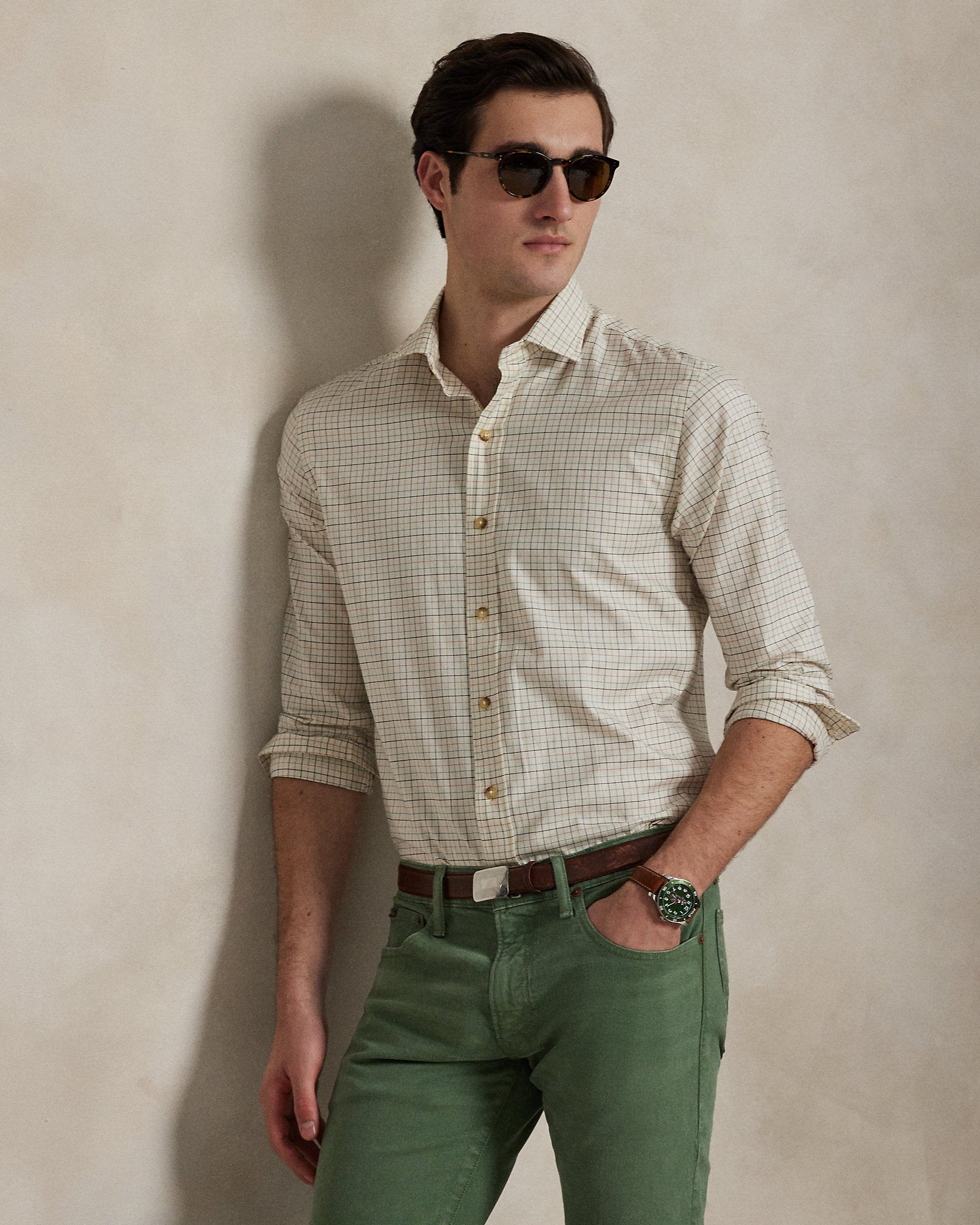 Ralph Lauren Classic Fit Tattersall Twill Shirt