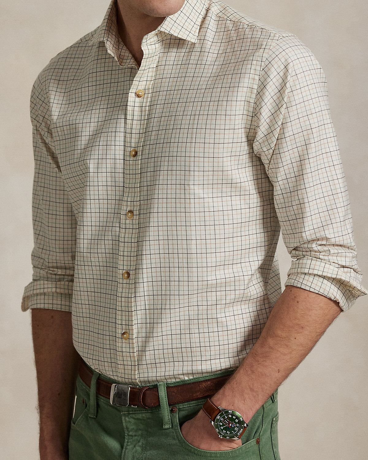 Ralph Lauren Classic Fit Tattersall Twill Shirt