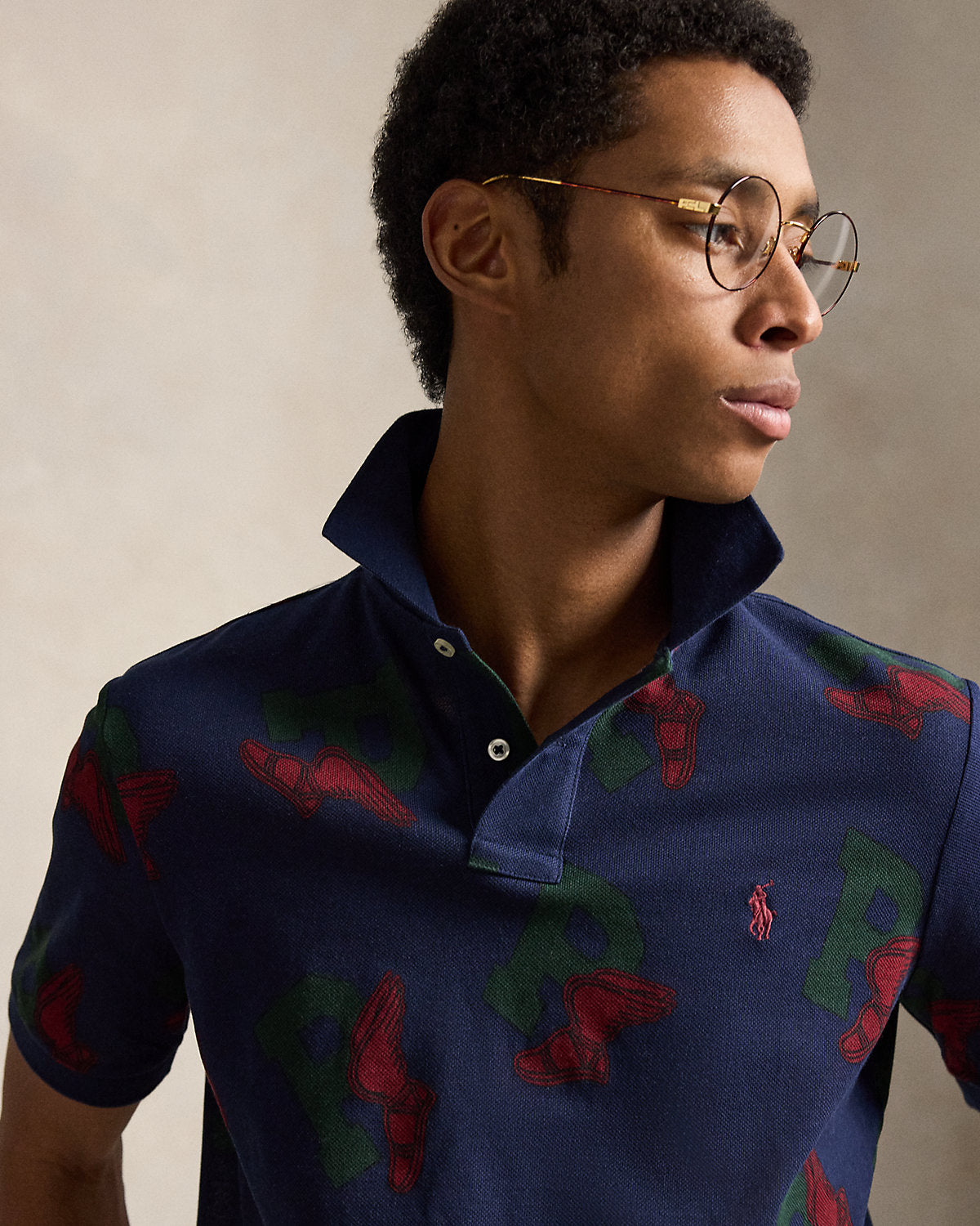 Ralph Lauren Classic Fit PWing Mesh Polo Shirt