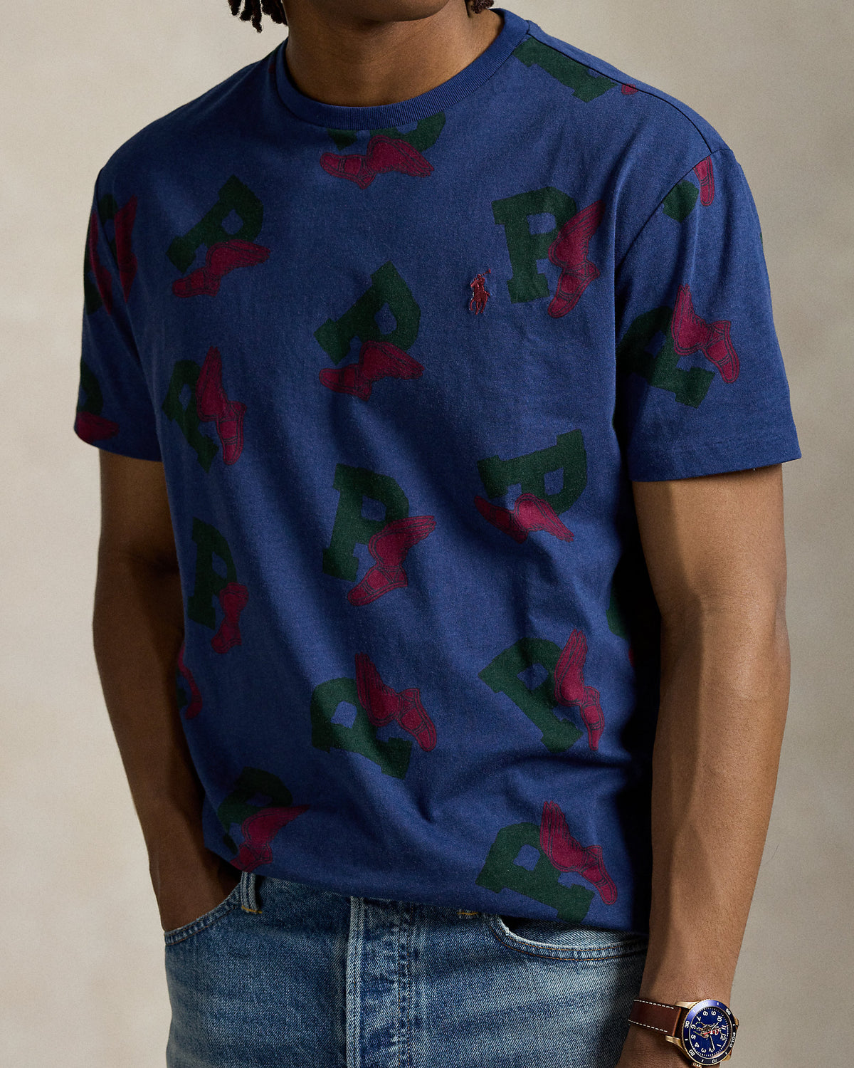 Ralph Lauren Classic Fit PWing Jersey TShirt