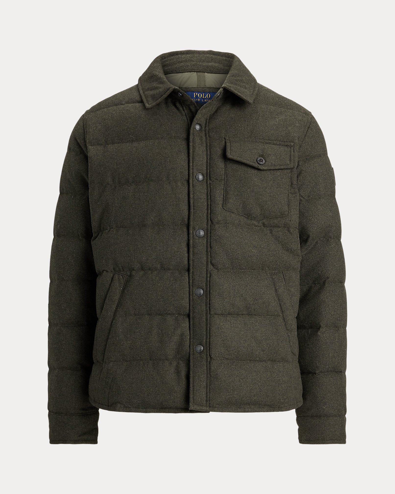 Ralph Lauren Herringbone Down Shirt Jacket
