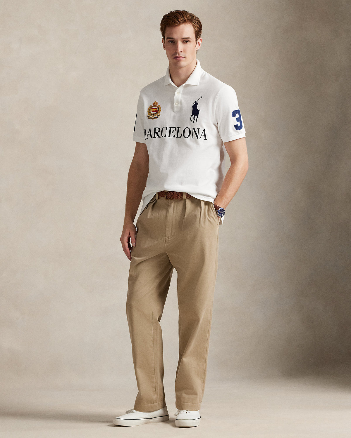Ralph Lauren Classic Fit Barcelona Mesh Polo Shirt