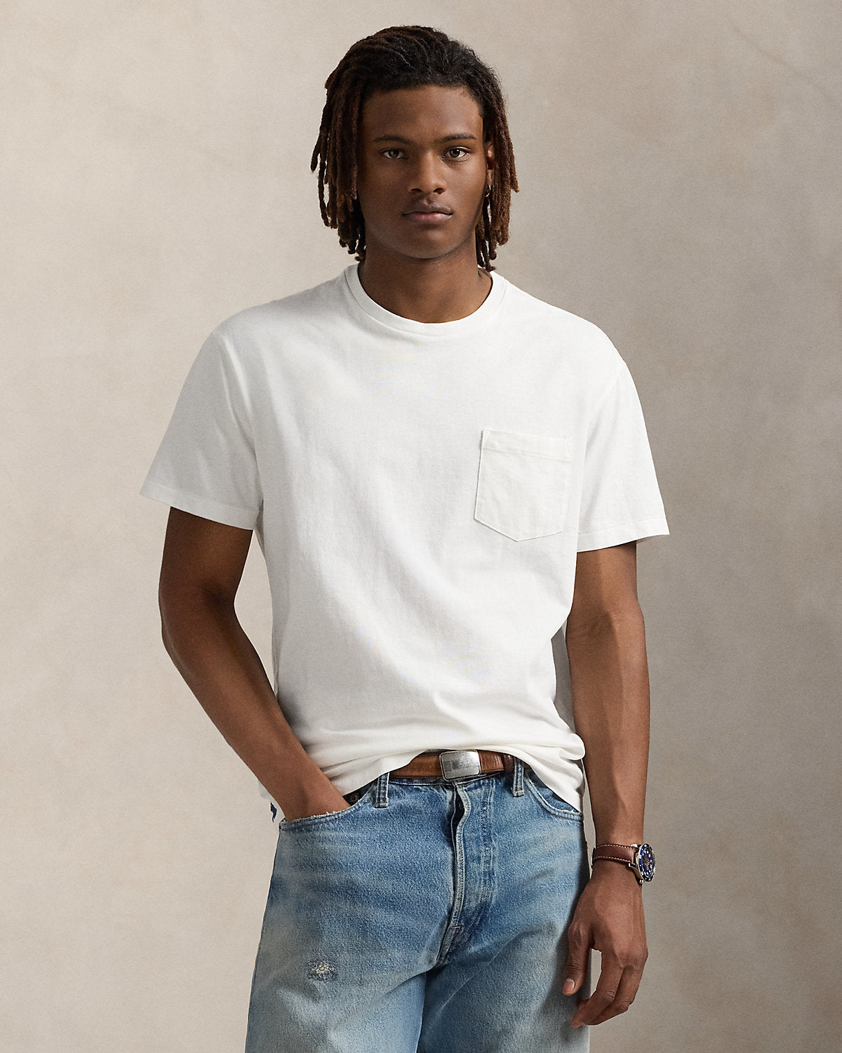 Ralph Lauren Classic Fit Weathered Pocket TShirt