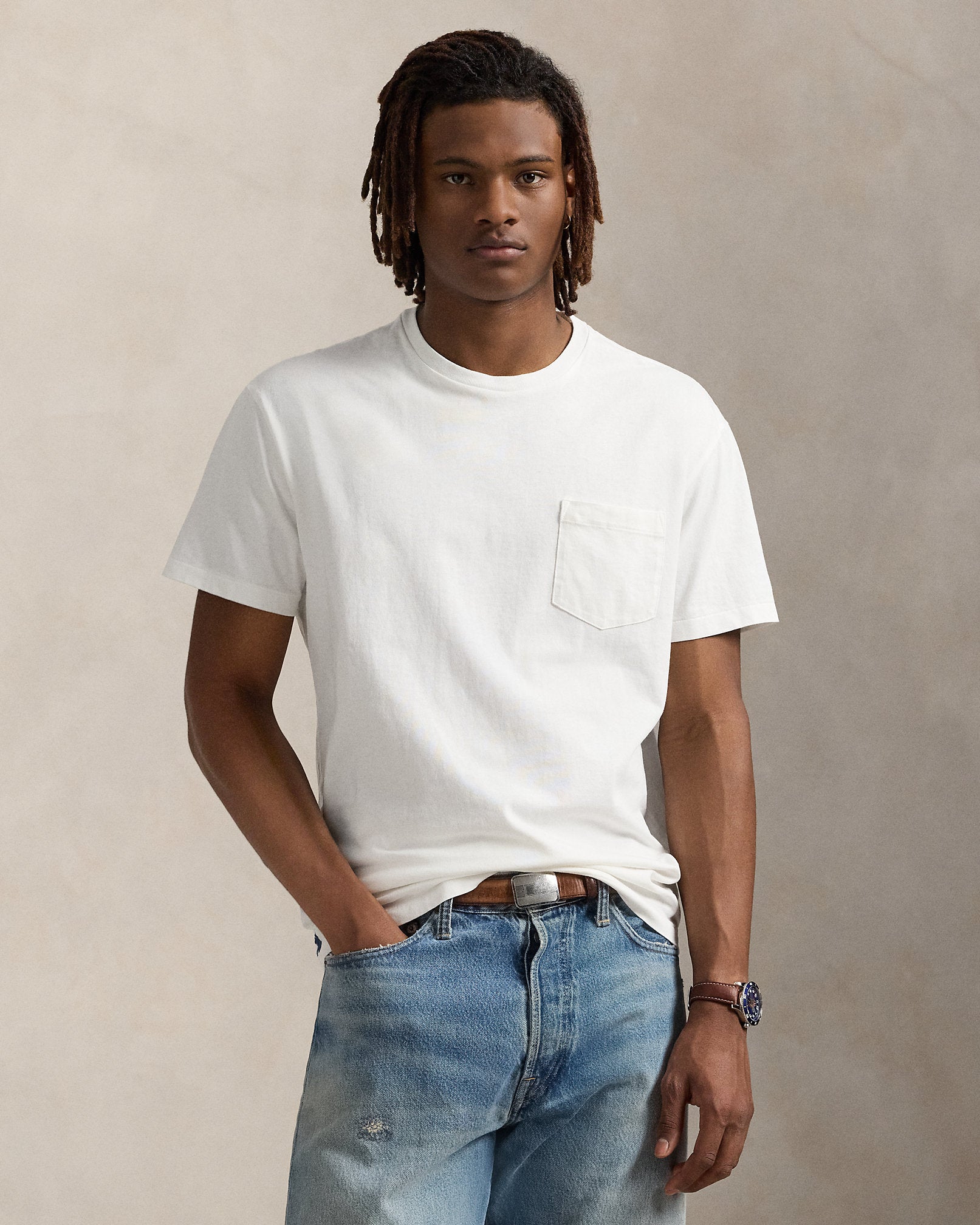 Ralph Lauren Classic Fit Weathered Pocket TShirt