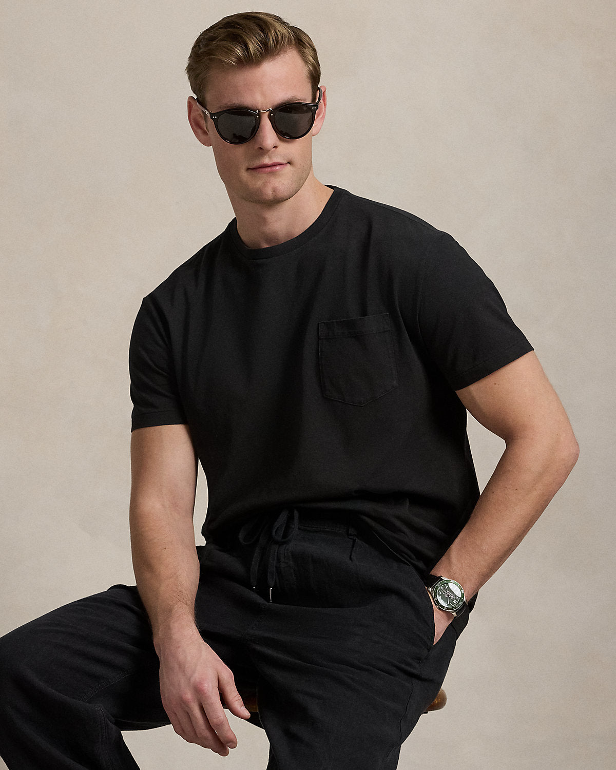 Ralph Lauren Classic Fit Weathered Pocket TShirt