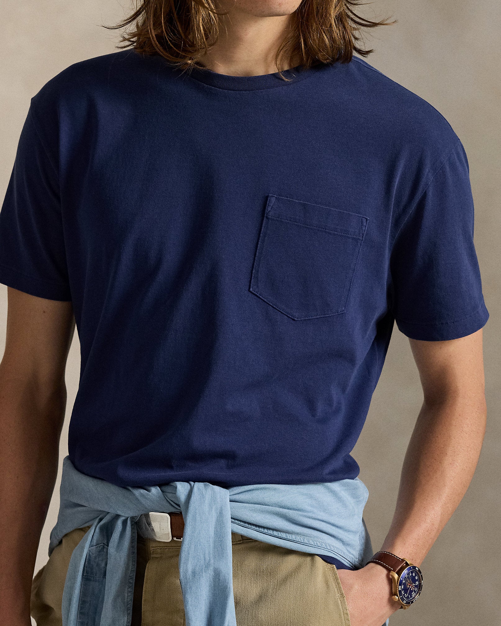 Ralph Lauren Classic Fit Weathered Pocket TShirt