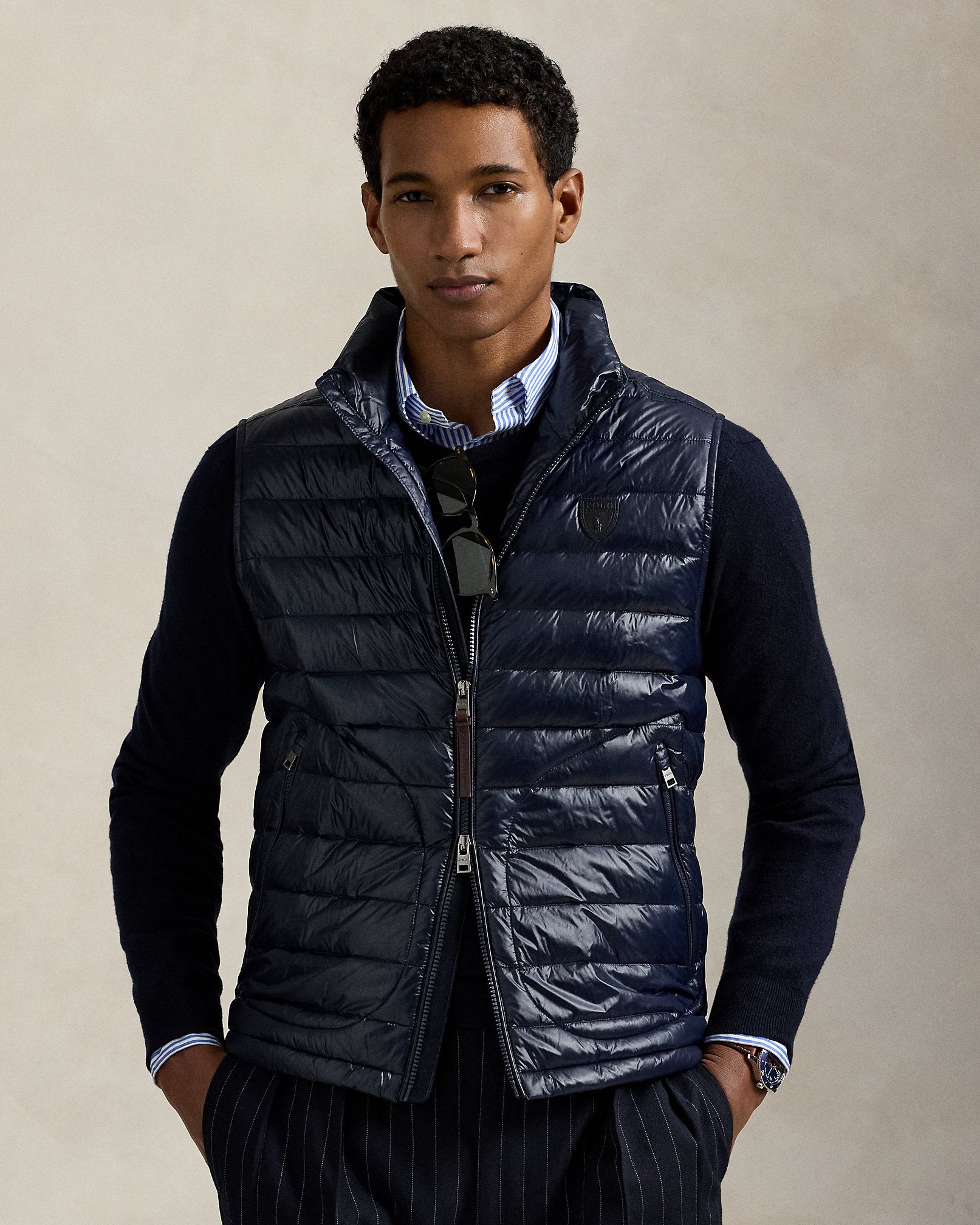 Ralph Lauren The Stewart Glossed Down Vest