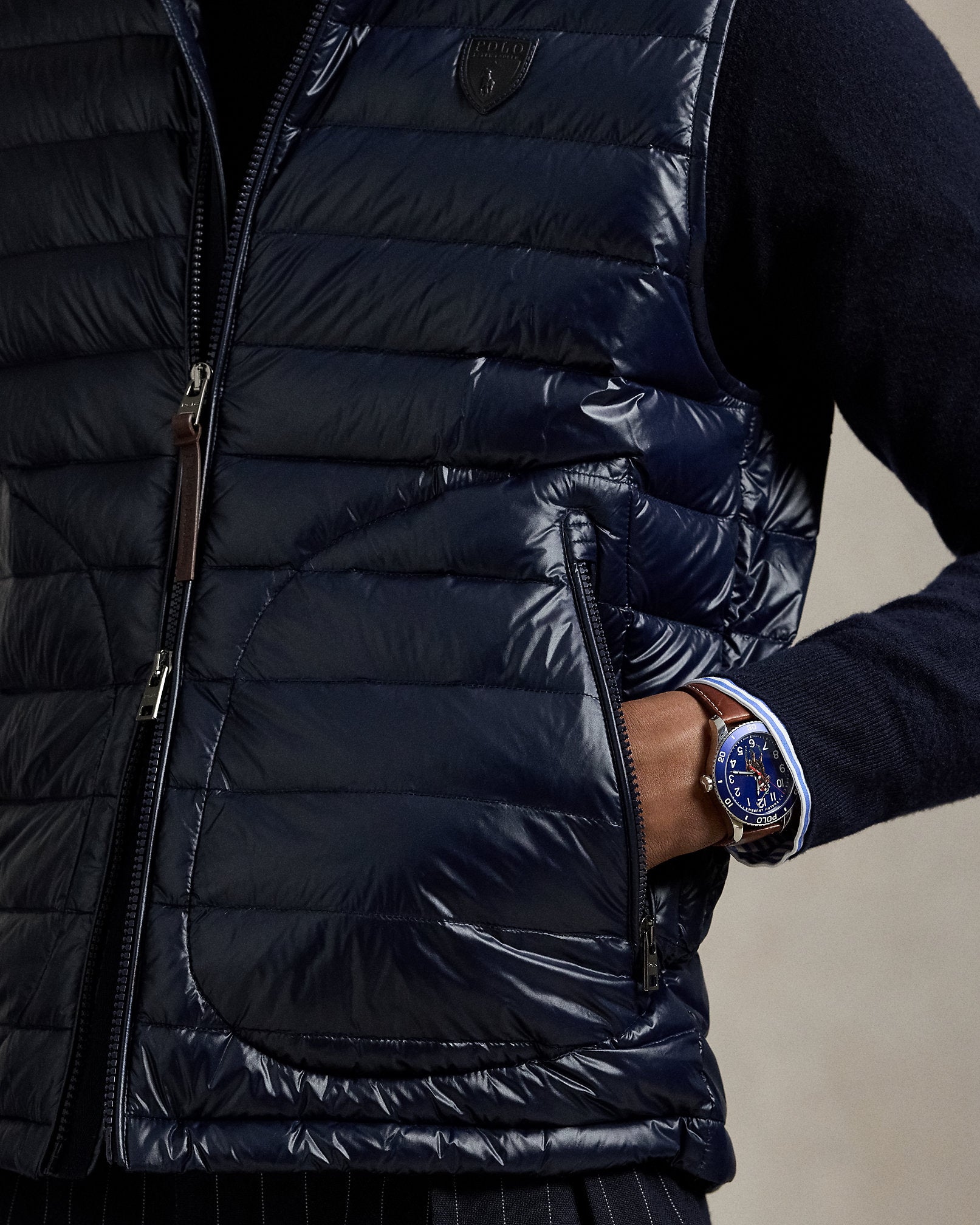 Ralph Lauren The Stewart Glossed Down Vest