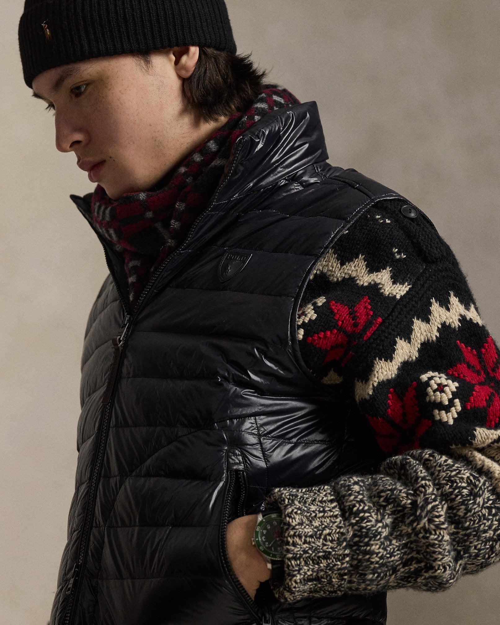 Ralph Lauren The Stewart Glossed Down Vest