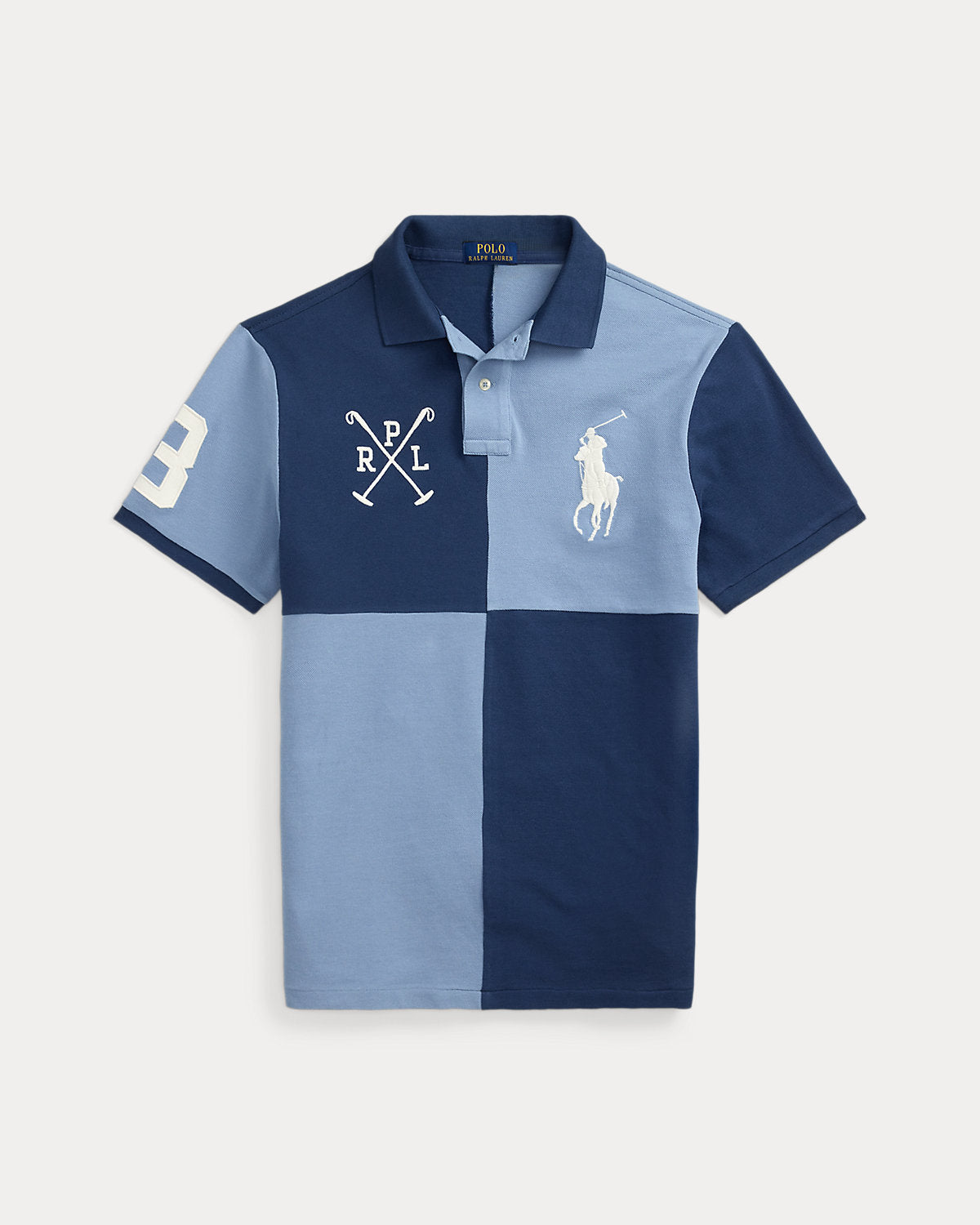 Ralph Lauren Custom Slim Fit Big Pony Mesh Polo Shirt