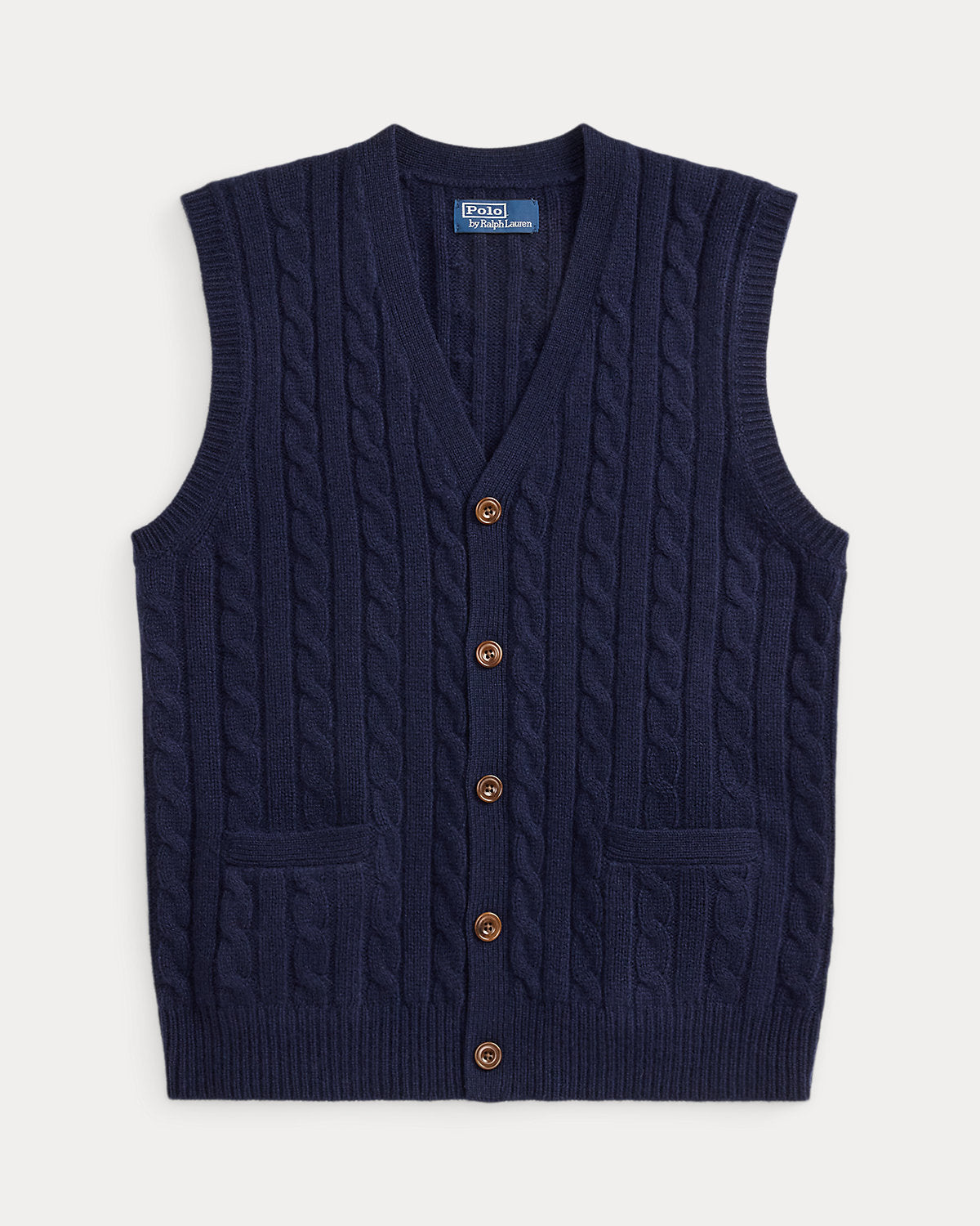 Ralph Lauren CableKnit WoolCashmere Sweater Vest