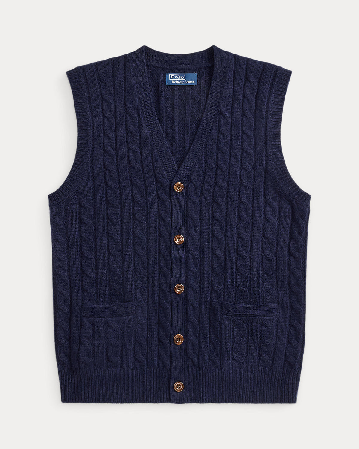 Ralph Lauren CableKnit WoolCashmere Sweater Vest