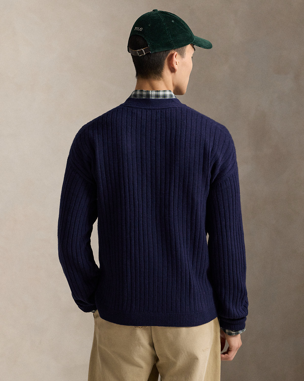 Ralph Lauren Big Fit DogEmbroidered Wool Cardigan