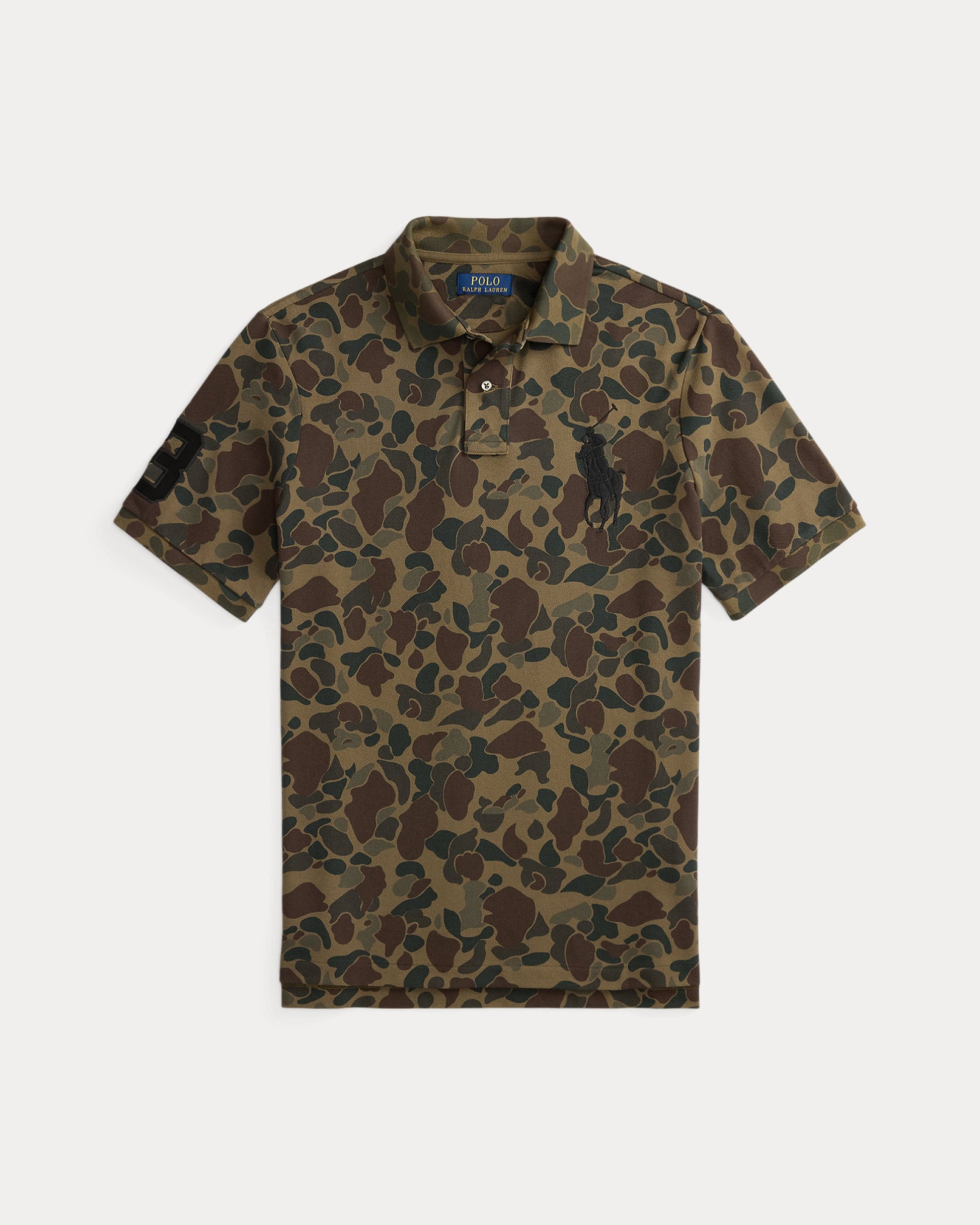 Ralph Lauren Classic Big Pony Camo Mesh Polo Shirt