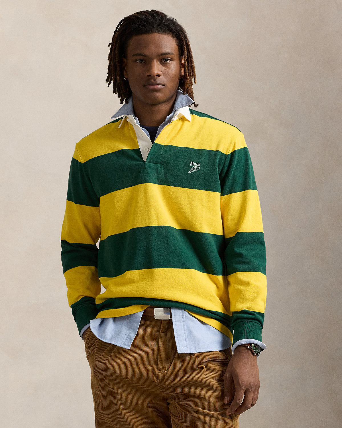 Ralph Lauren Classic Fit Embroidered Rugby Shirt