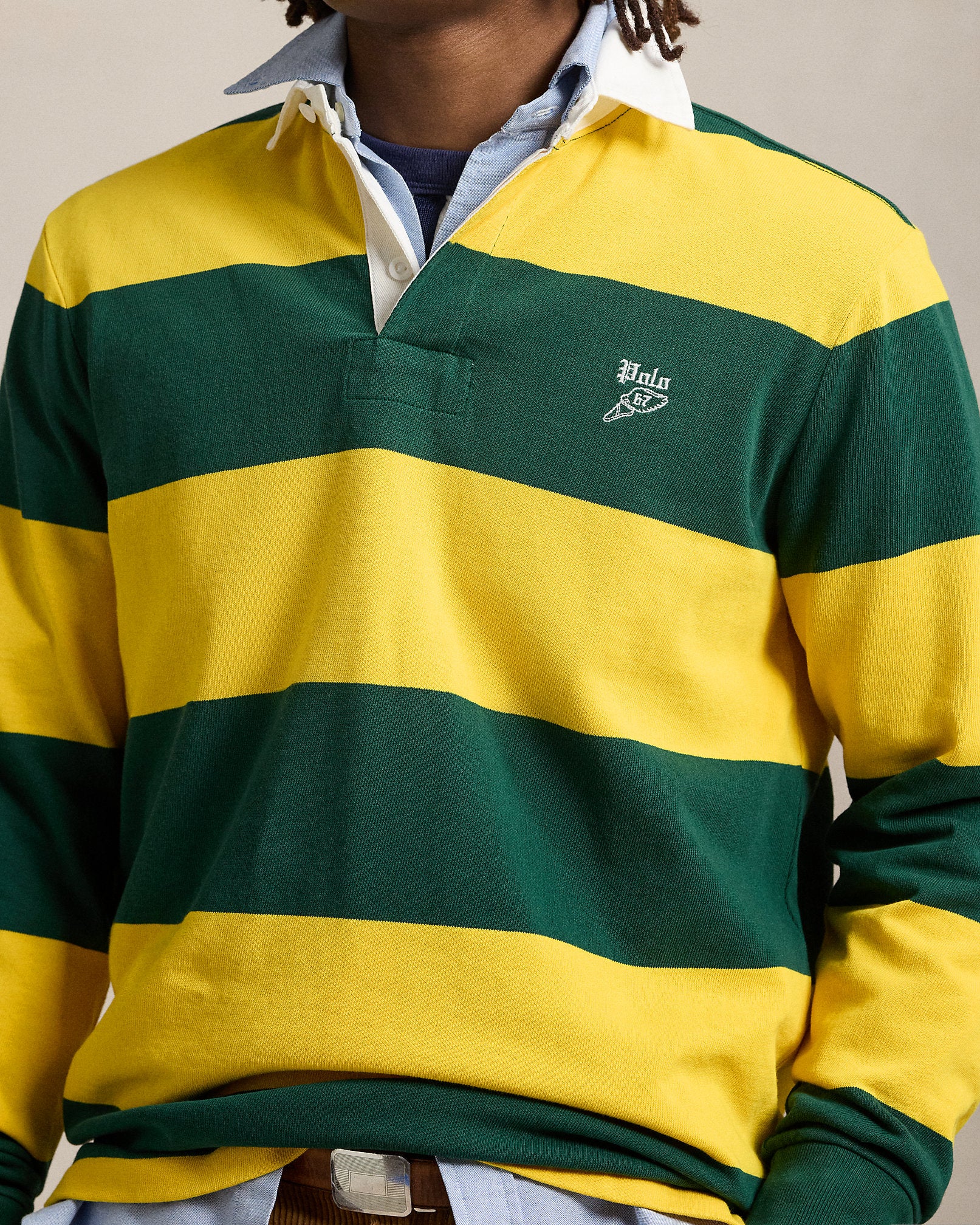Ralph Lauren Classic Fit Embroidered Rugby Shirt