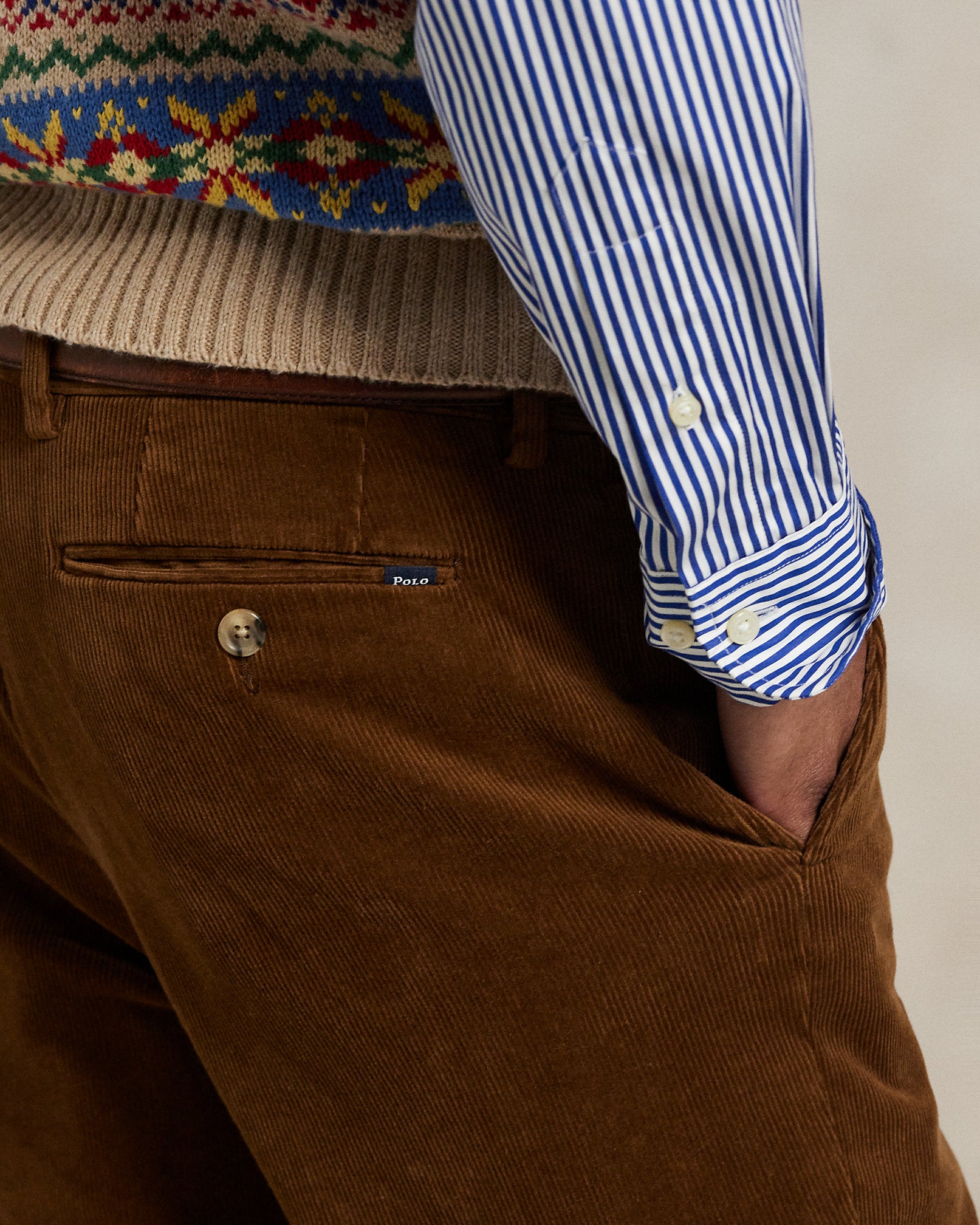 Ralph Lauren Andover Slim Fit Stretch Corduroy Pant